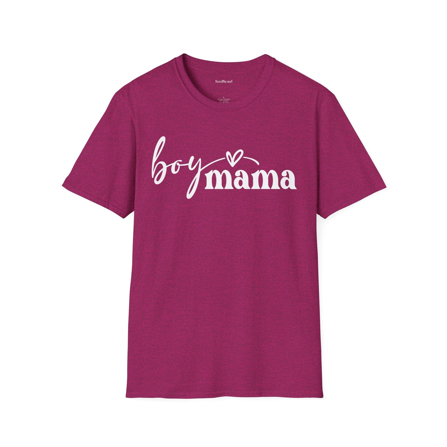 Boy Mama 01 Unisex SoftStyle T-Shirt 100% Cotton Graphic