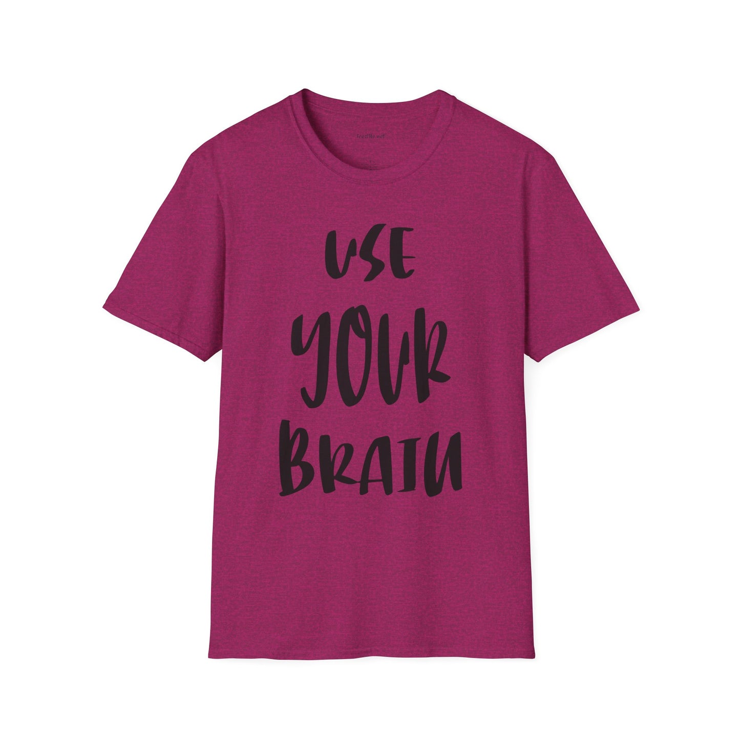 Use Your Brain Unisex Soft Style T-Shirt 100% Cotton Graphic