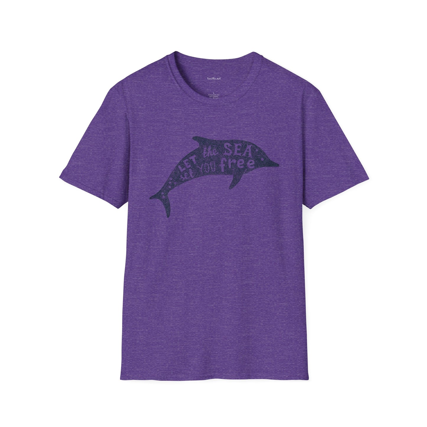 Let the sea - Unisex Softstyle T-Shirt 100% Cotton Graphic