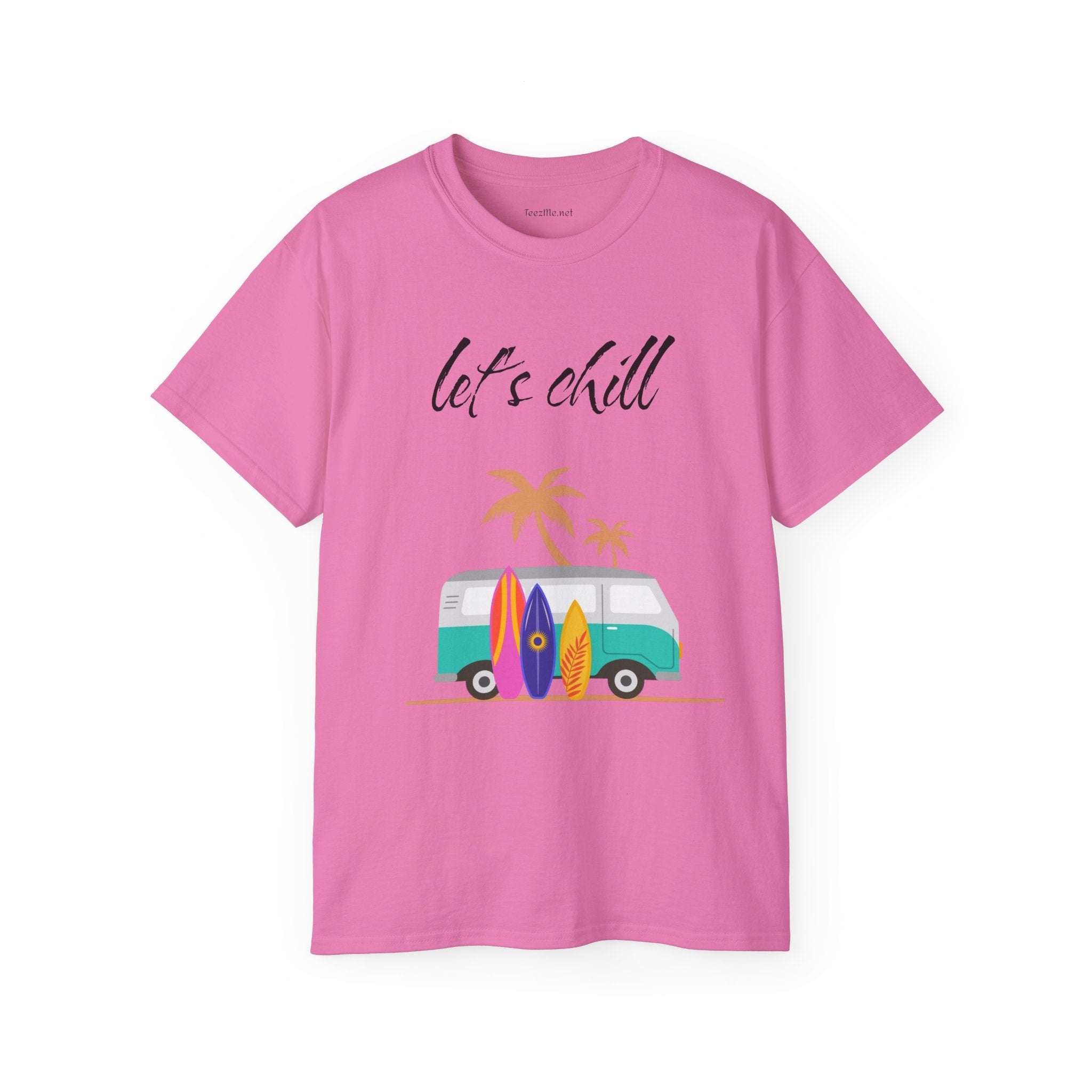 Let's chill - Unisex Ultra Cotton Tee 100% Cotton Graphic
