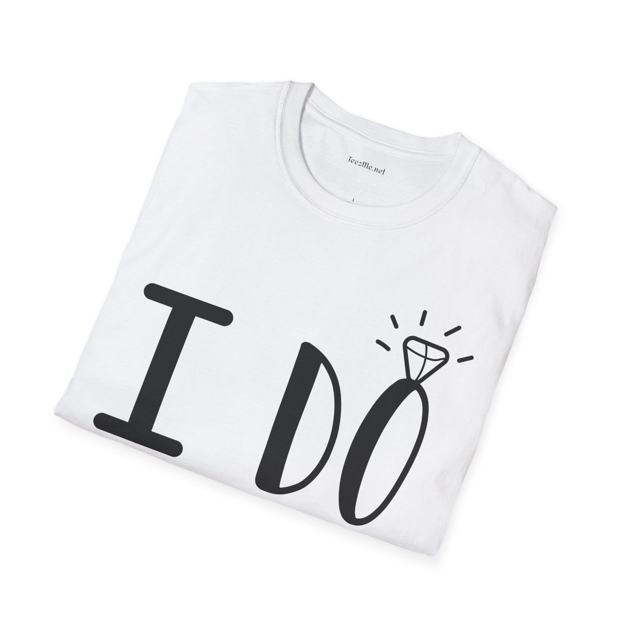 I DO Crew Unisex Softstyle T-Shirt 100% Cotton Graphic Bridal Party