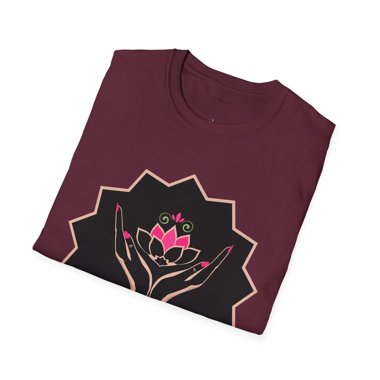 Pink Lotus - Unisex Softstyle T-Shirt 100% Cotton Graphic