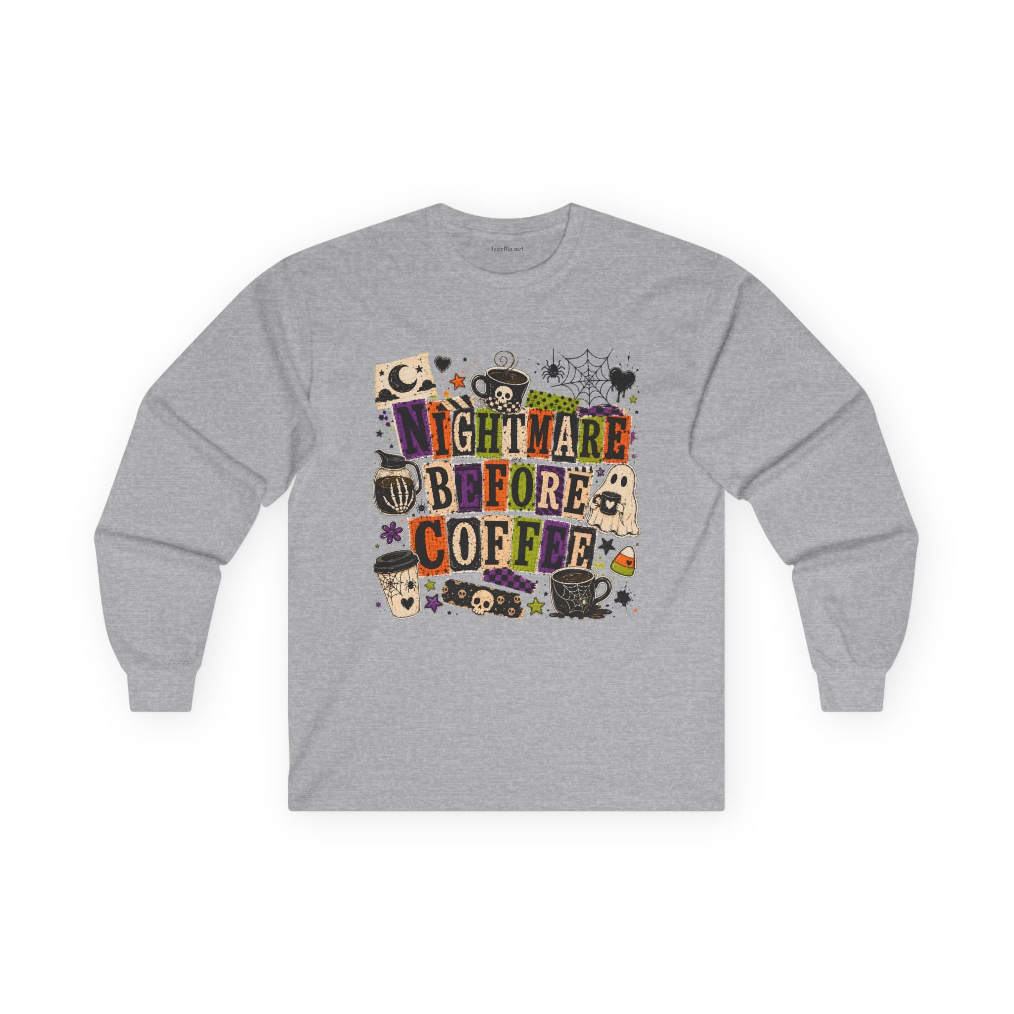 Nightmare Before Coffee Long Sleeve Tee