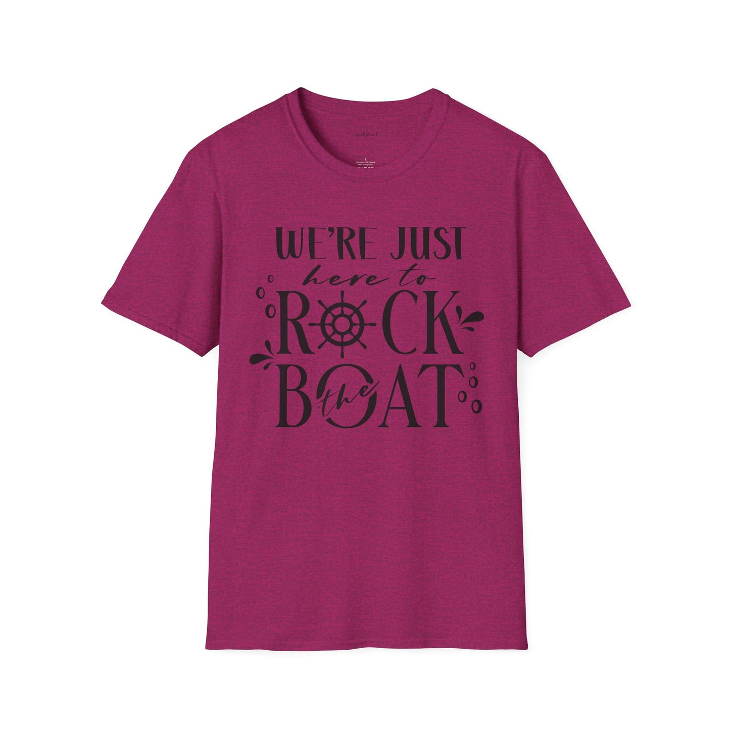 Rock the Boat - Unisex Softstyle T-Shirt 100% Cotton Graphic