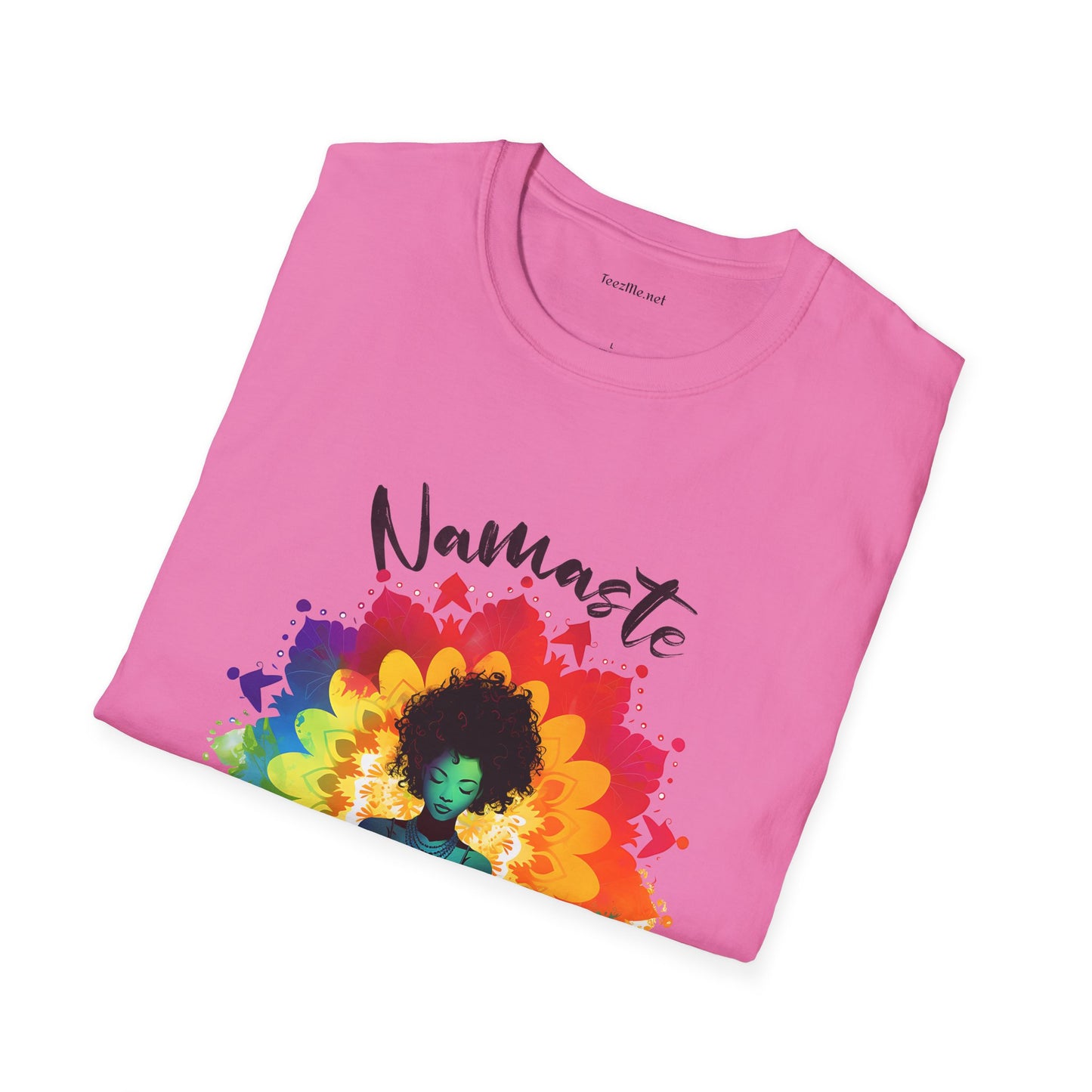 Namaste - Unisex Softstyle T-Shirt 100% Cotton Graphic