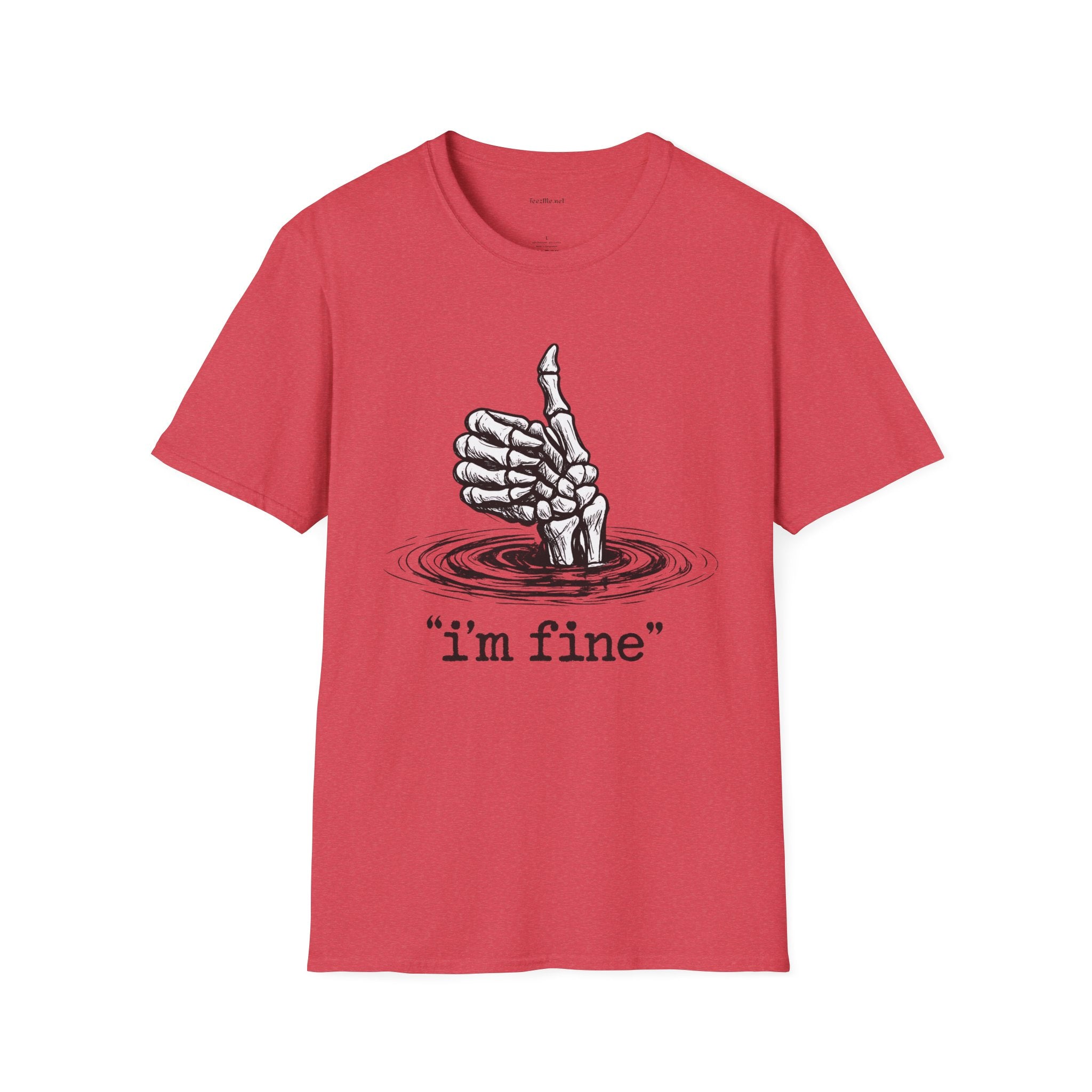 I'm Fine Skeleton Thumbs Up T-Shirt