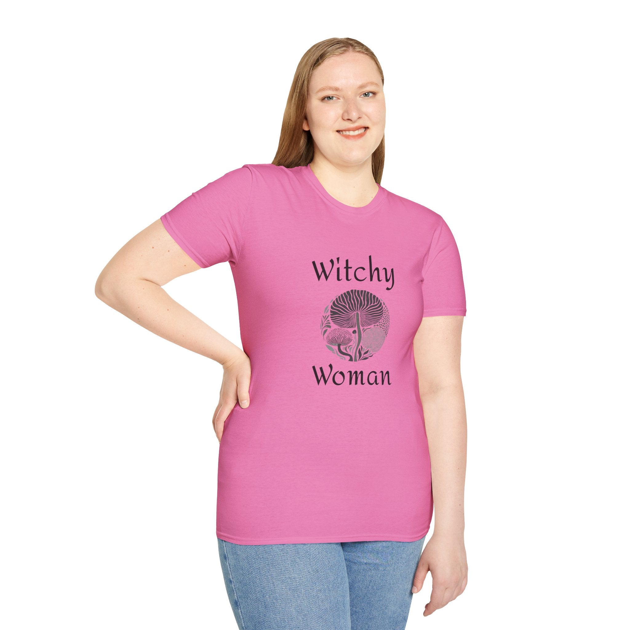 Witchy Woman - Unisex Softstyle T-Shirt 100% Cotton Graphic