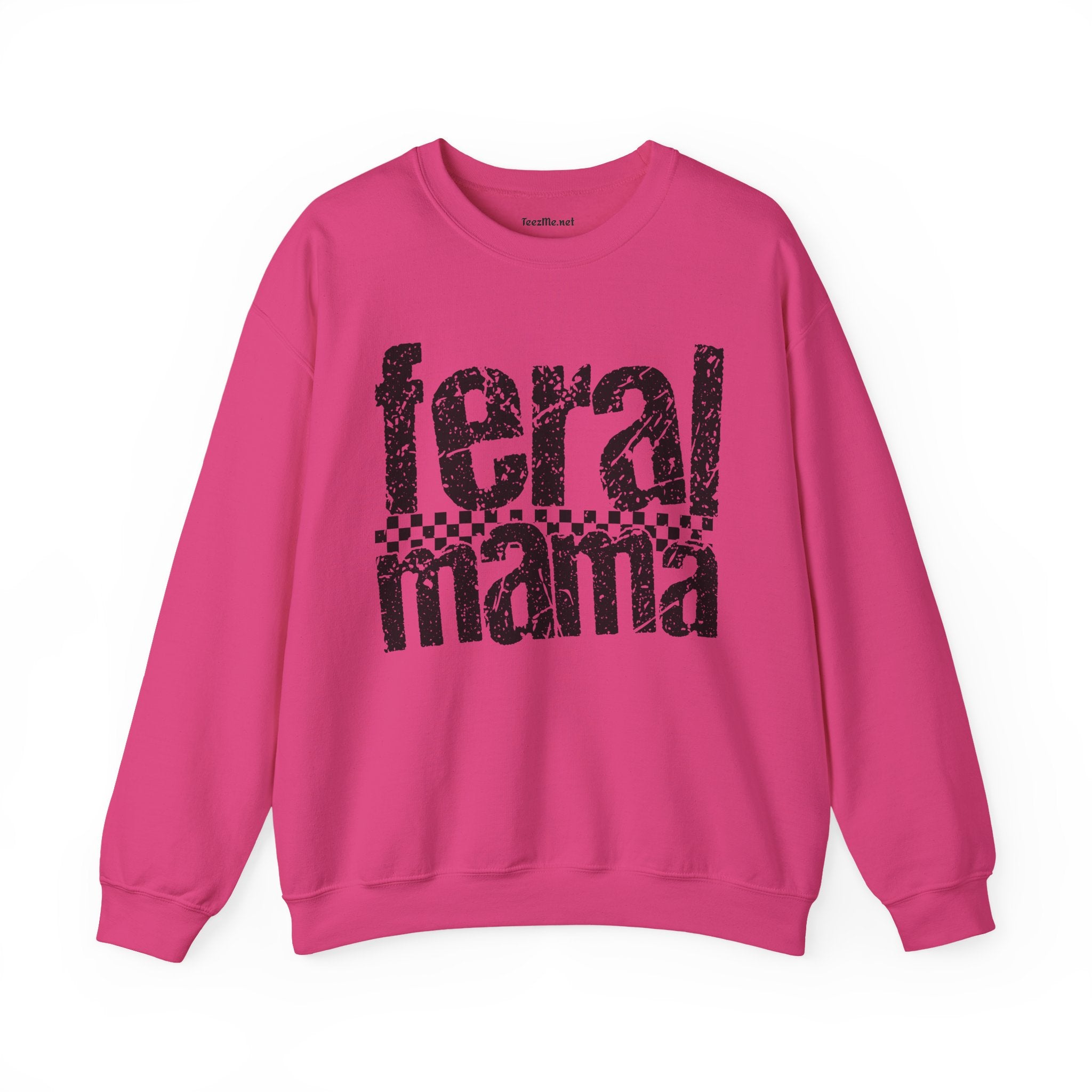 Feral Mama Unisex Heavy Blend™ Crewneck Sweatshirt Graphic