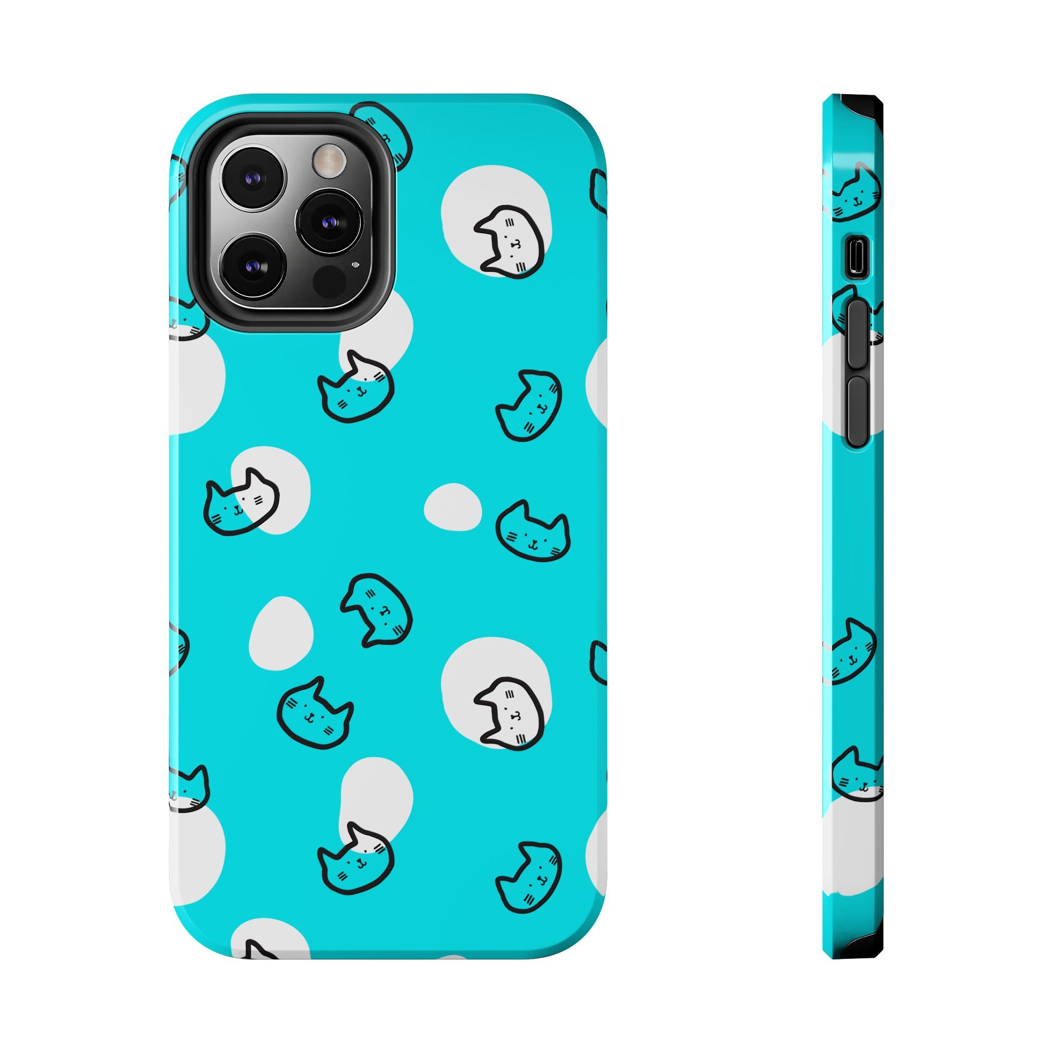 Cute Cat Pattern Cell Phone Case Tough Phone Cases