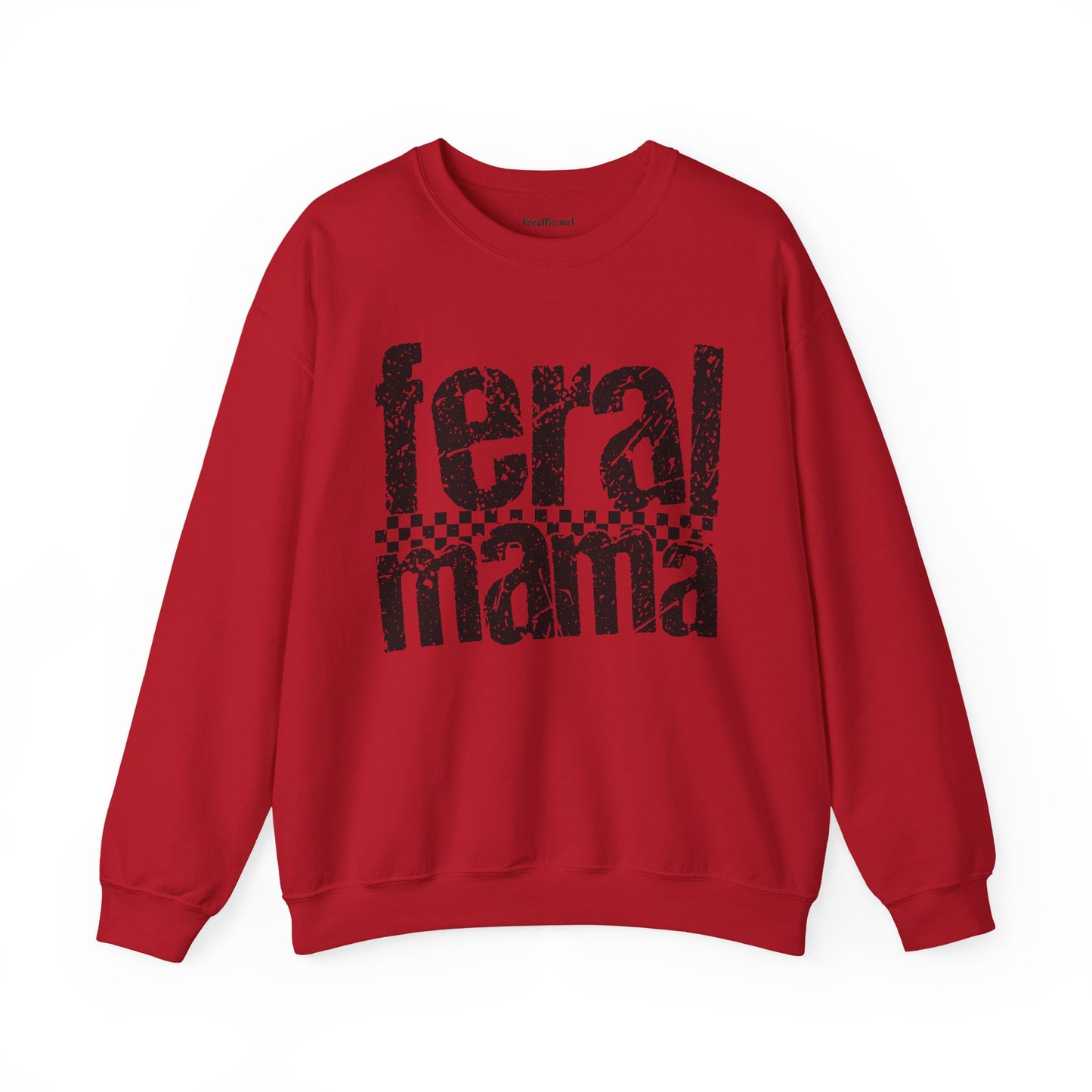 Feral Mama Unisex Heavy Blend™ Crewneck Sweatshirt Graphic