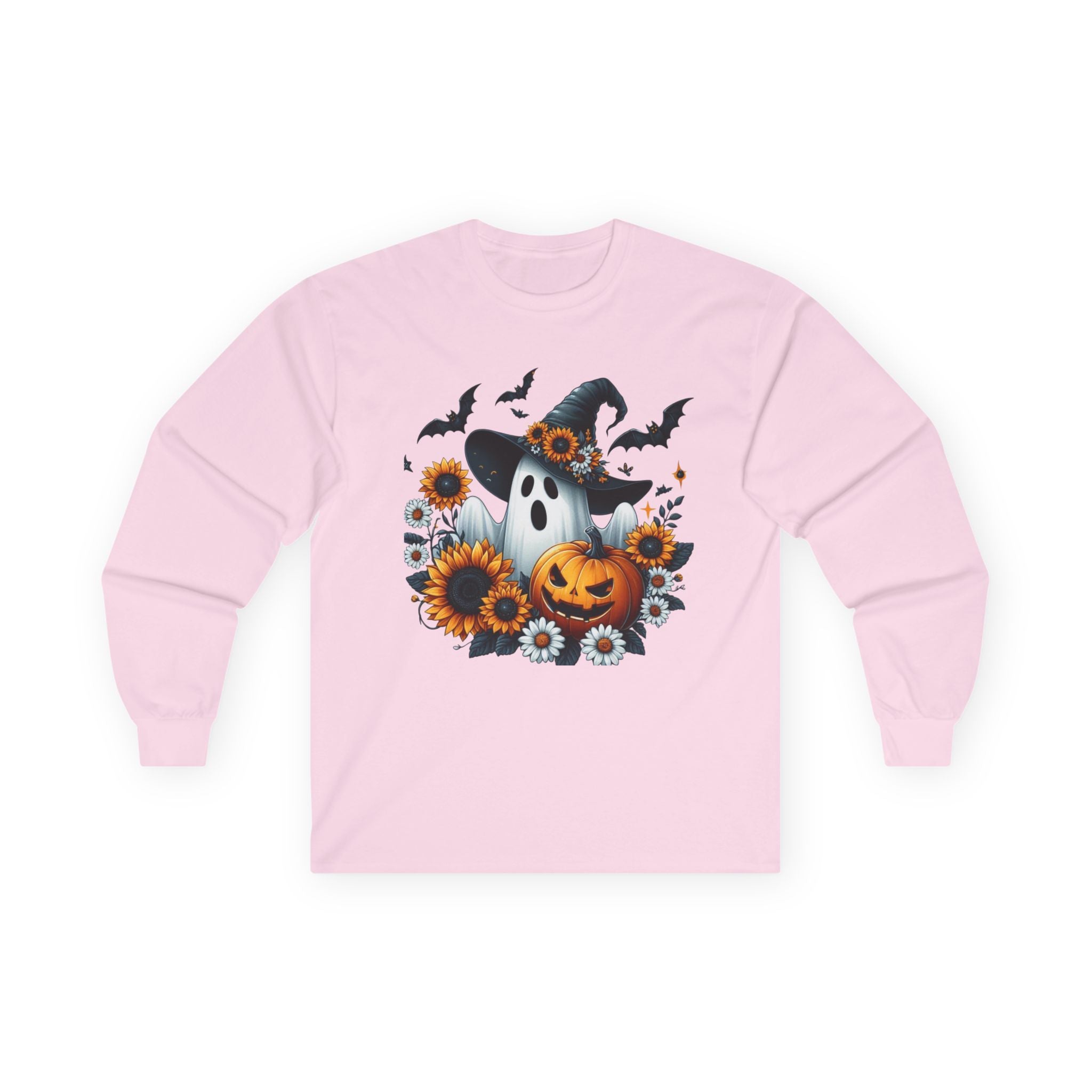 Pumpkin Ghost Harvest Unisex Ultra Cotton Long Sleeve Tee