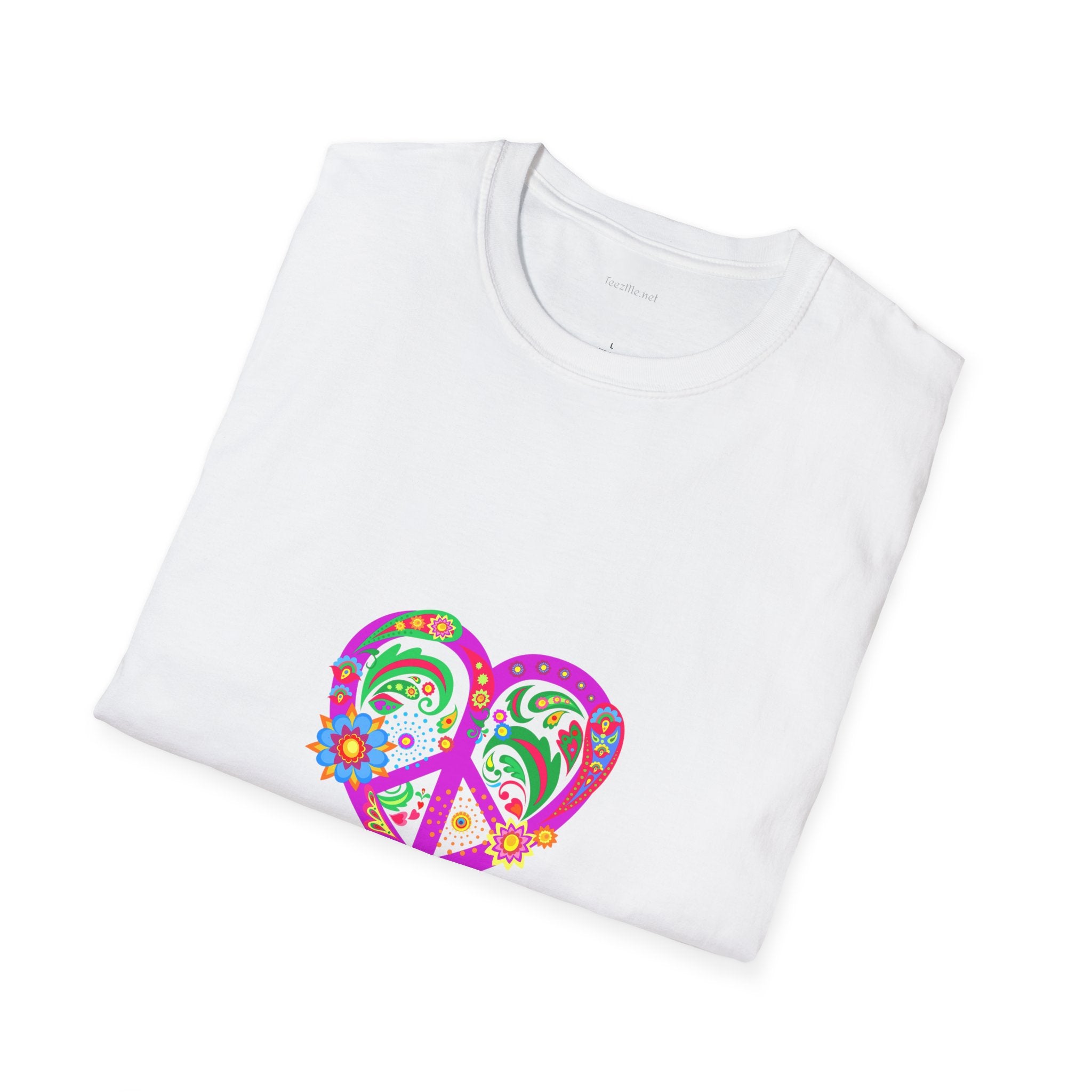 Let's Try Love - Unisex Softstyle T-Shirt 100% Cotton Graphic