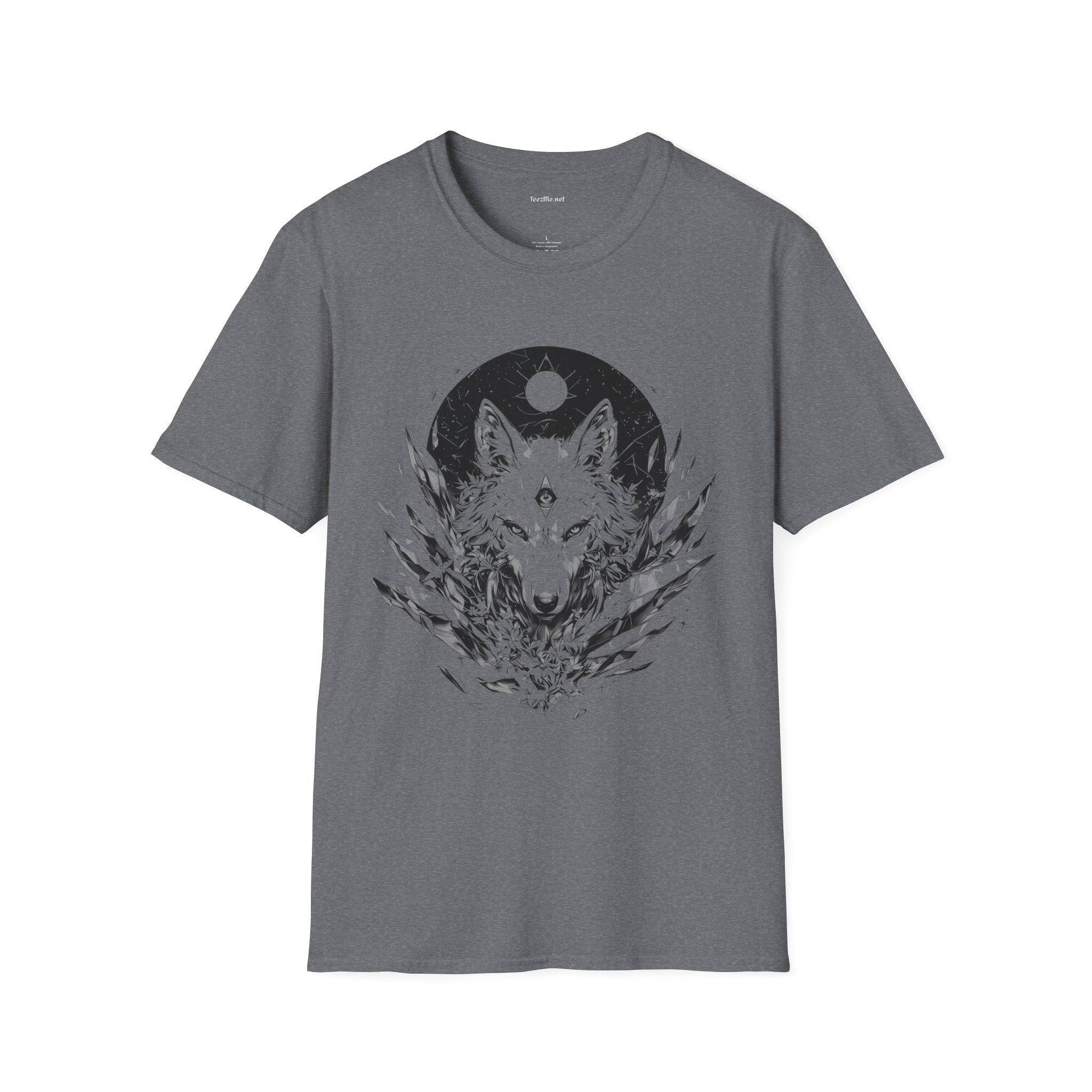 Wolf Spirit - Unisex Softstyle T-Shirt 100% Cotton Graphic