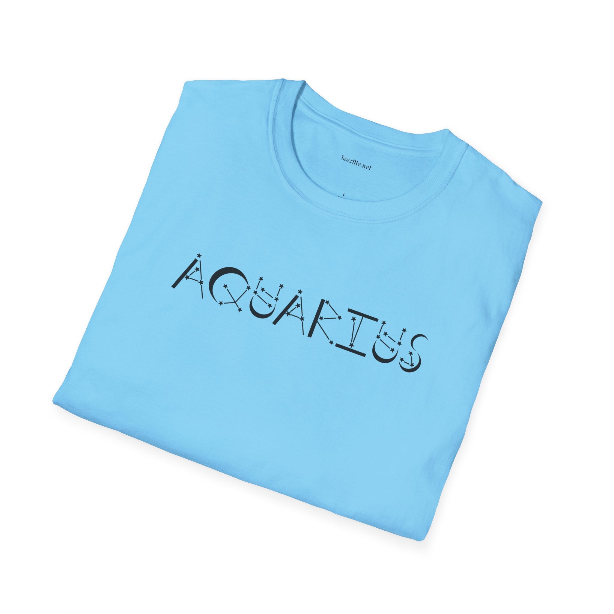 Aquarius Zodiac - Unisex Softstyle T-Shirt 100% Cotton Graphic