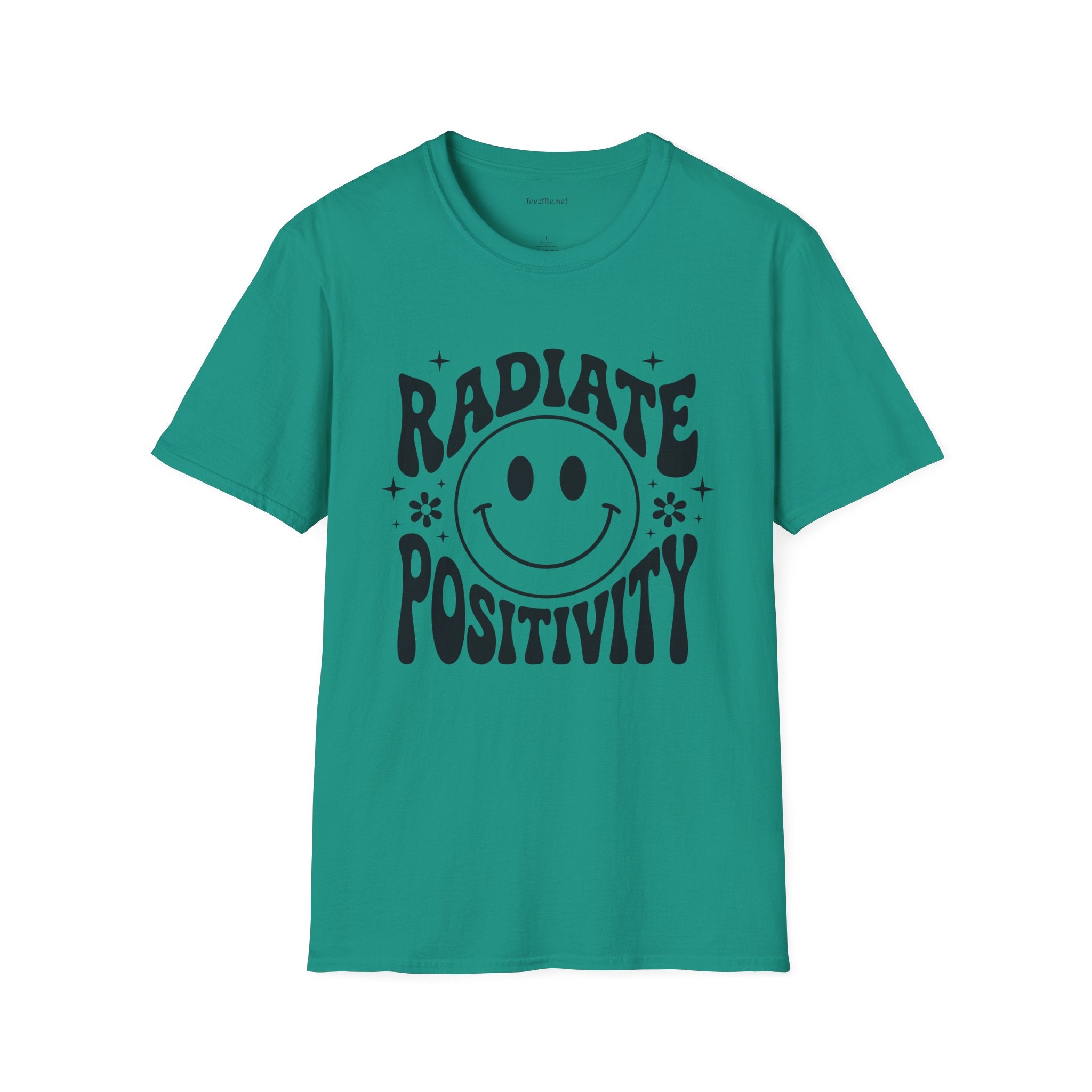 Radiate Positivity :) 02 Unisex Soft Style T-Shirt 100% Cotton Graphic