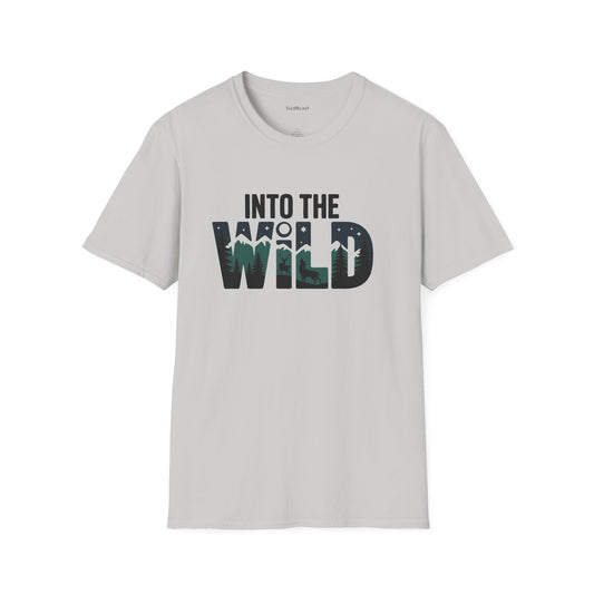 Into the WILD Unisex Softstyle T-Shirt 100% Cotton Graphic