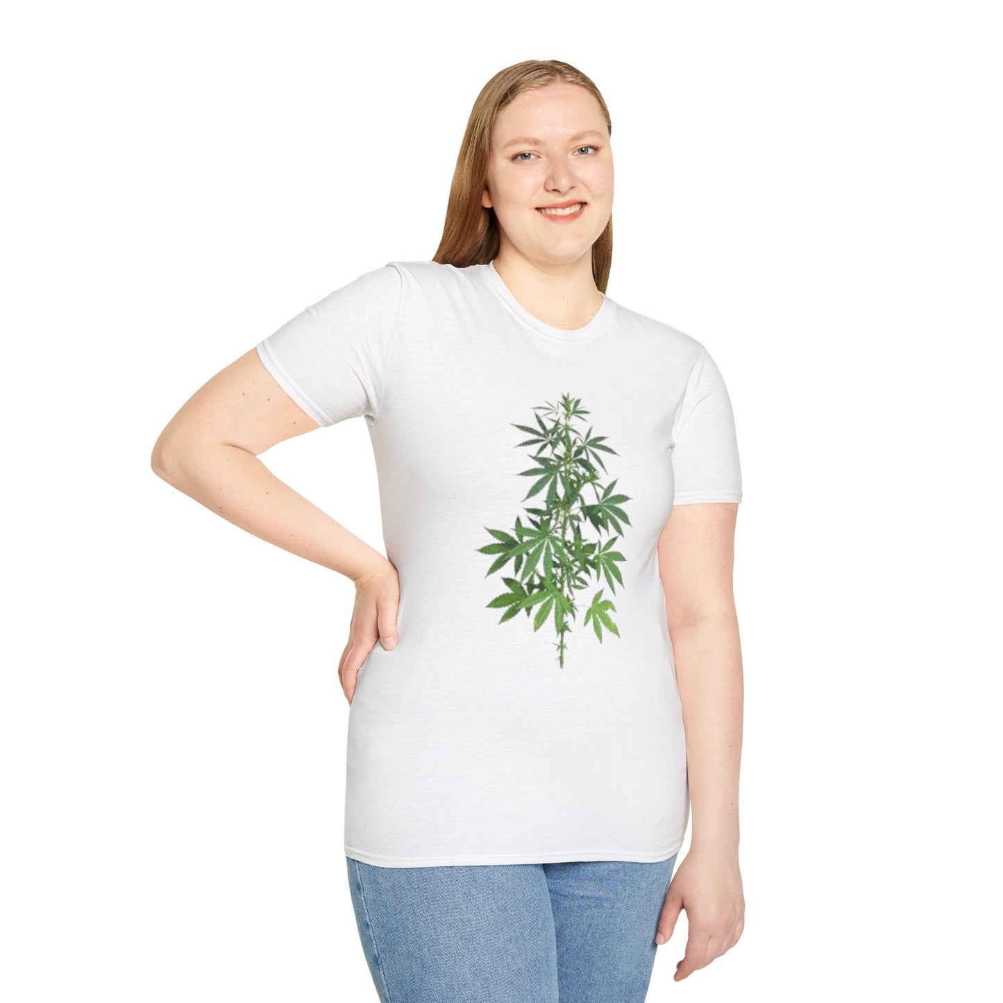 Weed Plant - nisex Softstyle T-Shirt 100% Cotton Graphic