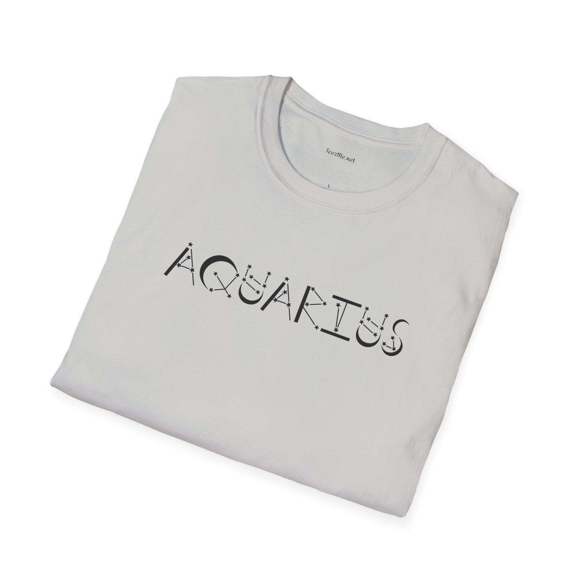 Aquarius Zodiac - Unisex Softstyle T-Shirt 100% Cotton Graphic