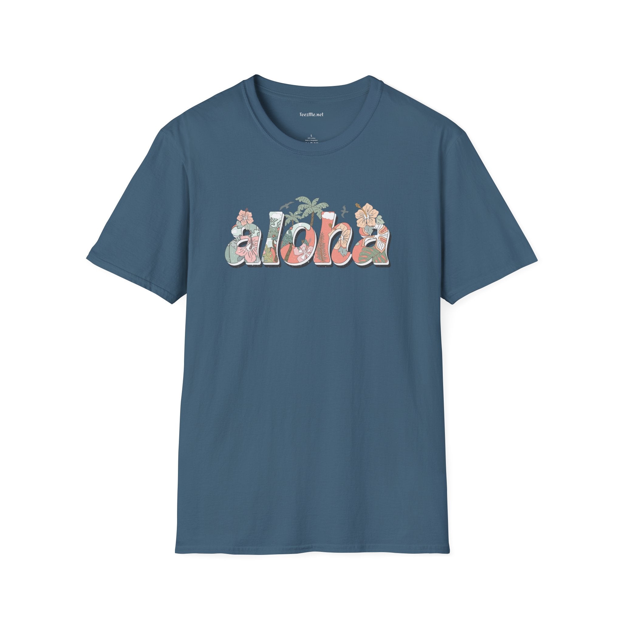 Aloha Unisex Softstyle T-Shirt 100% Cotton Graphic