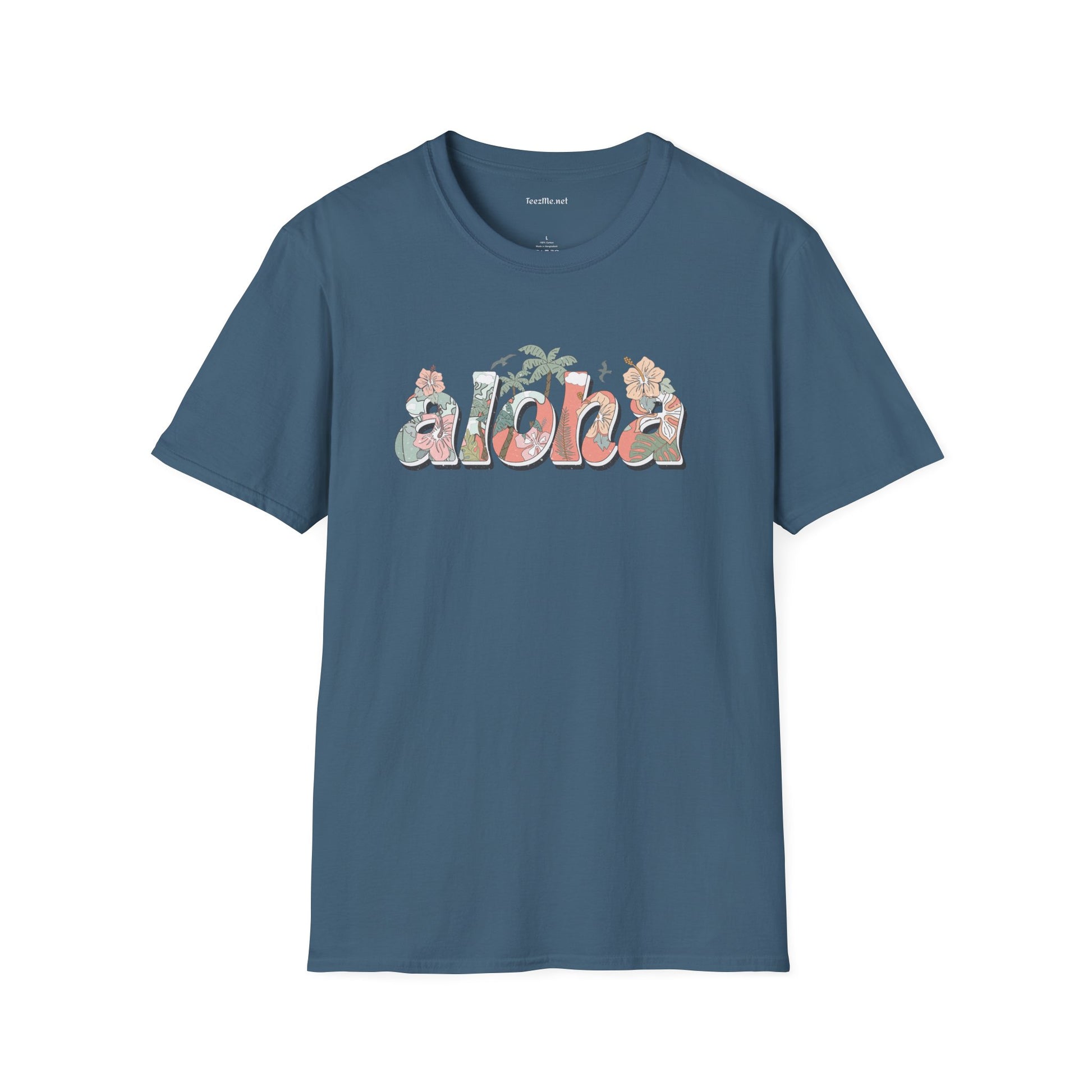 Aloha Unisex Softstyle T-Shirt 100% Cotton Graphic