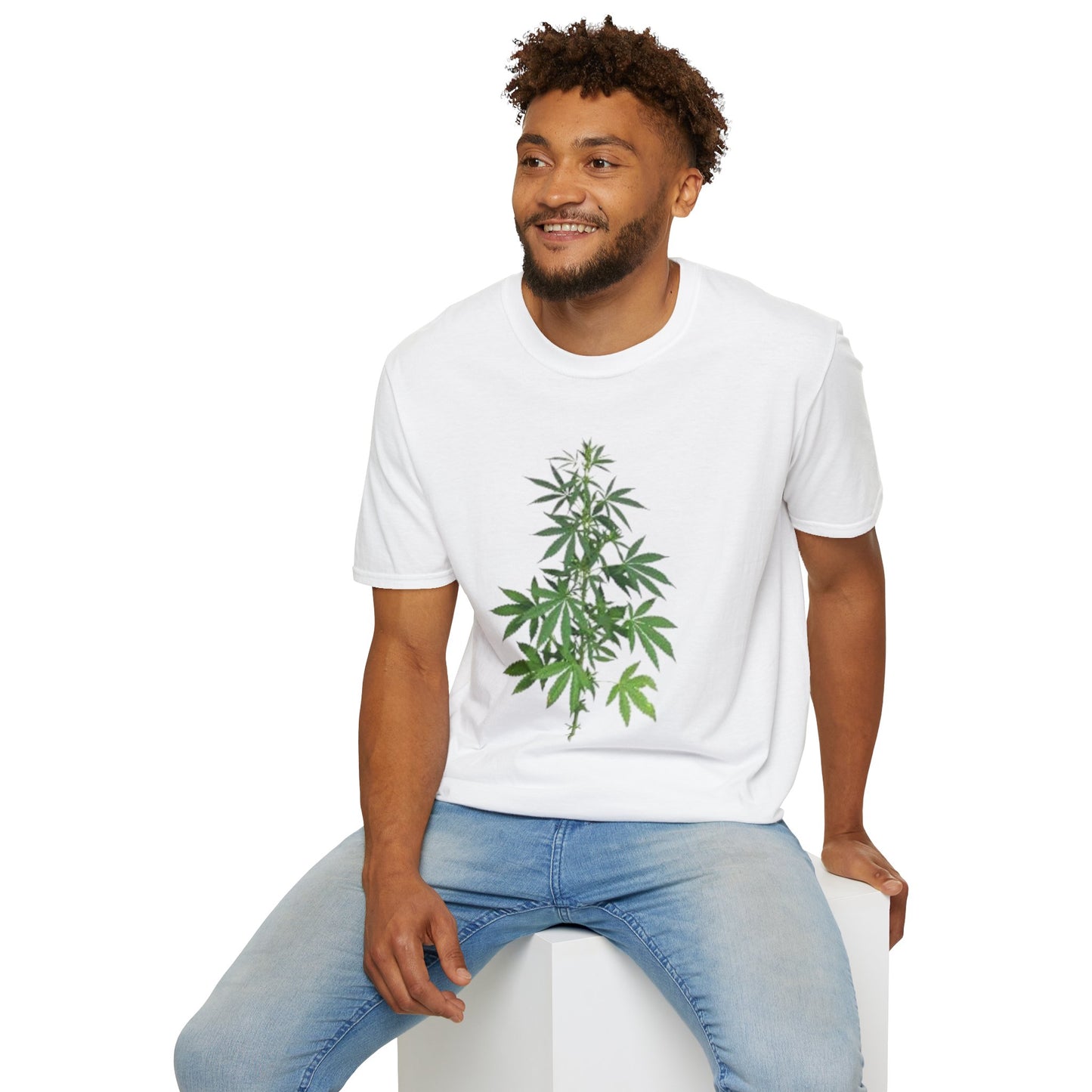 Weed Plant - nisex Softstyle T-Shirt 100% Cotton Graphic