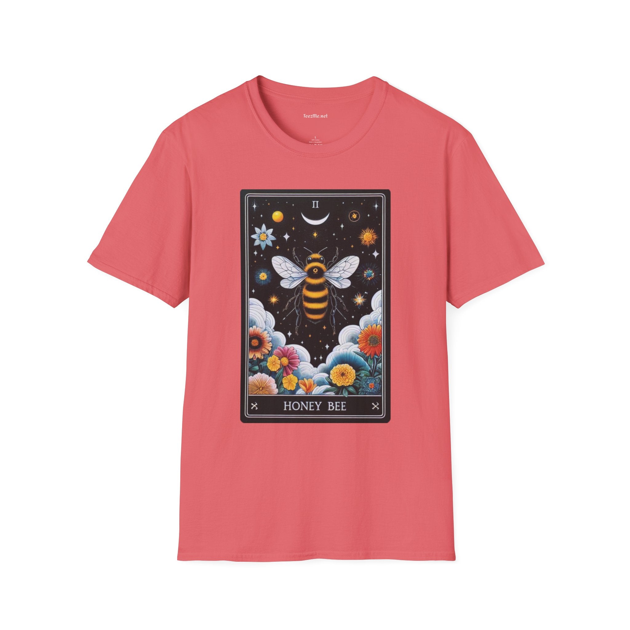 Honey Bee Tarot Unisex Soft Style T-Shirt 100% Cotton Graphic