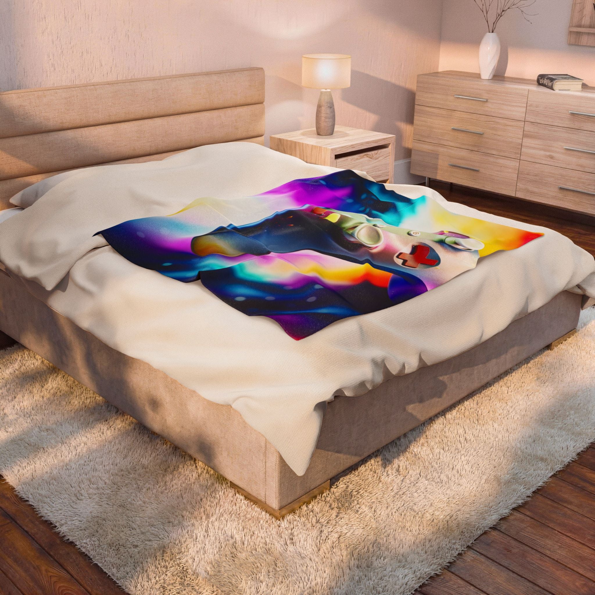 Video Game Velveteen Plush Blanket