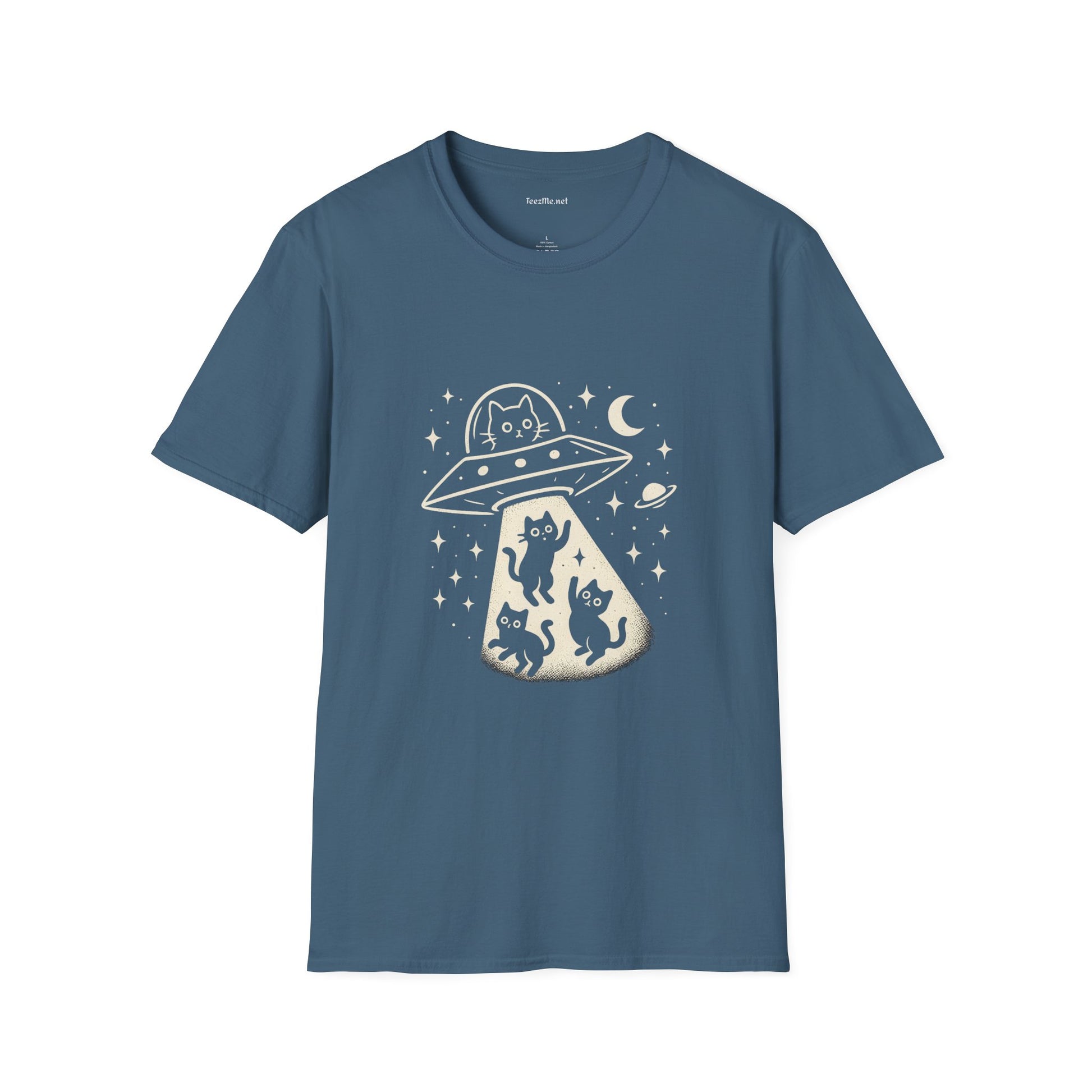UFO Cats Unisex Softstyle T-Shirt 100% Cotton Graphic