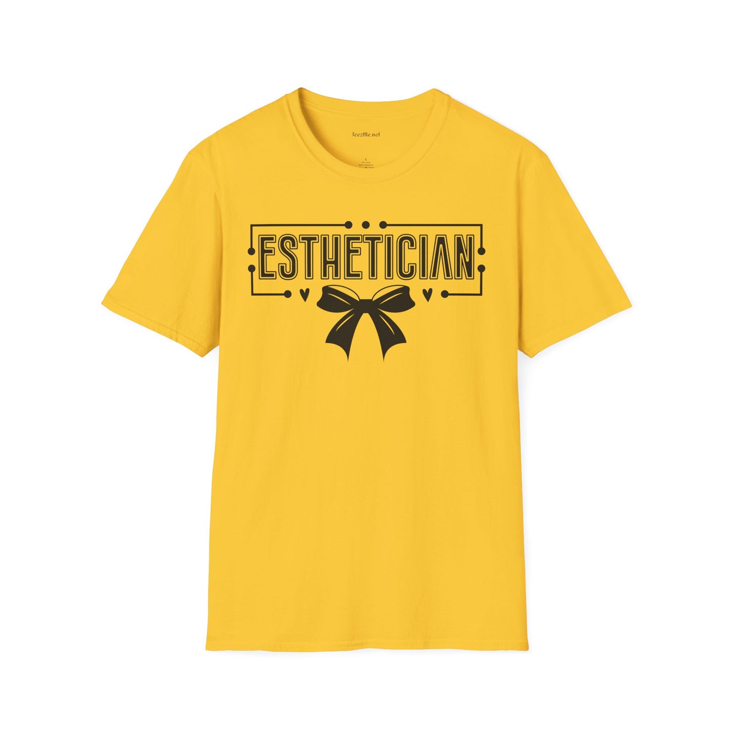 Esthetician  with bow 01 Unisex Soft Style T-Shirt 100% Cotton Graphic
