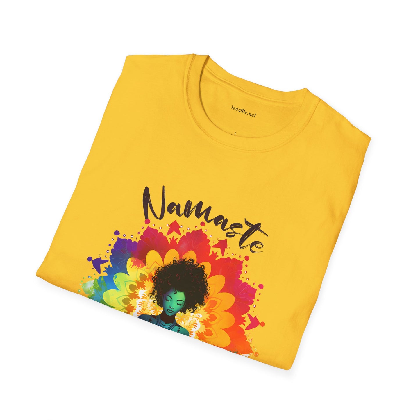 Namaste - Unisex Softstyle T-Shirt 100% Cotton Graphic