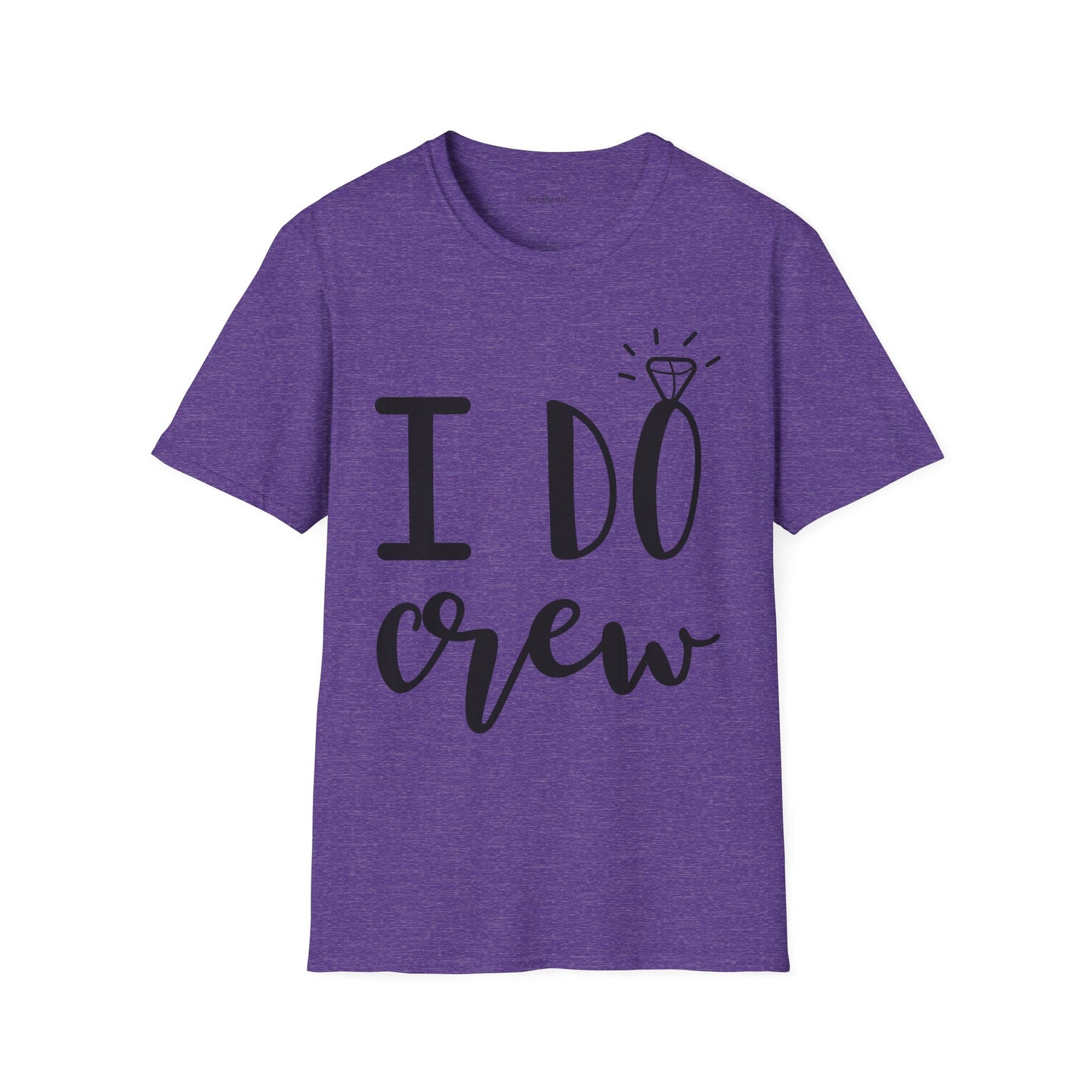 I DO Crew Unisex Softstyle T-Shirt 100% Cotton Graphic Bridal Party