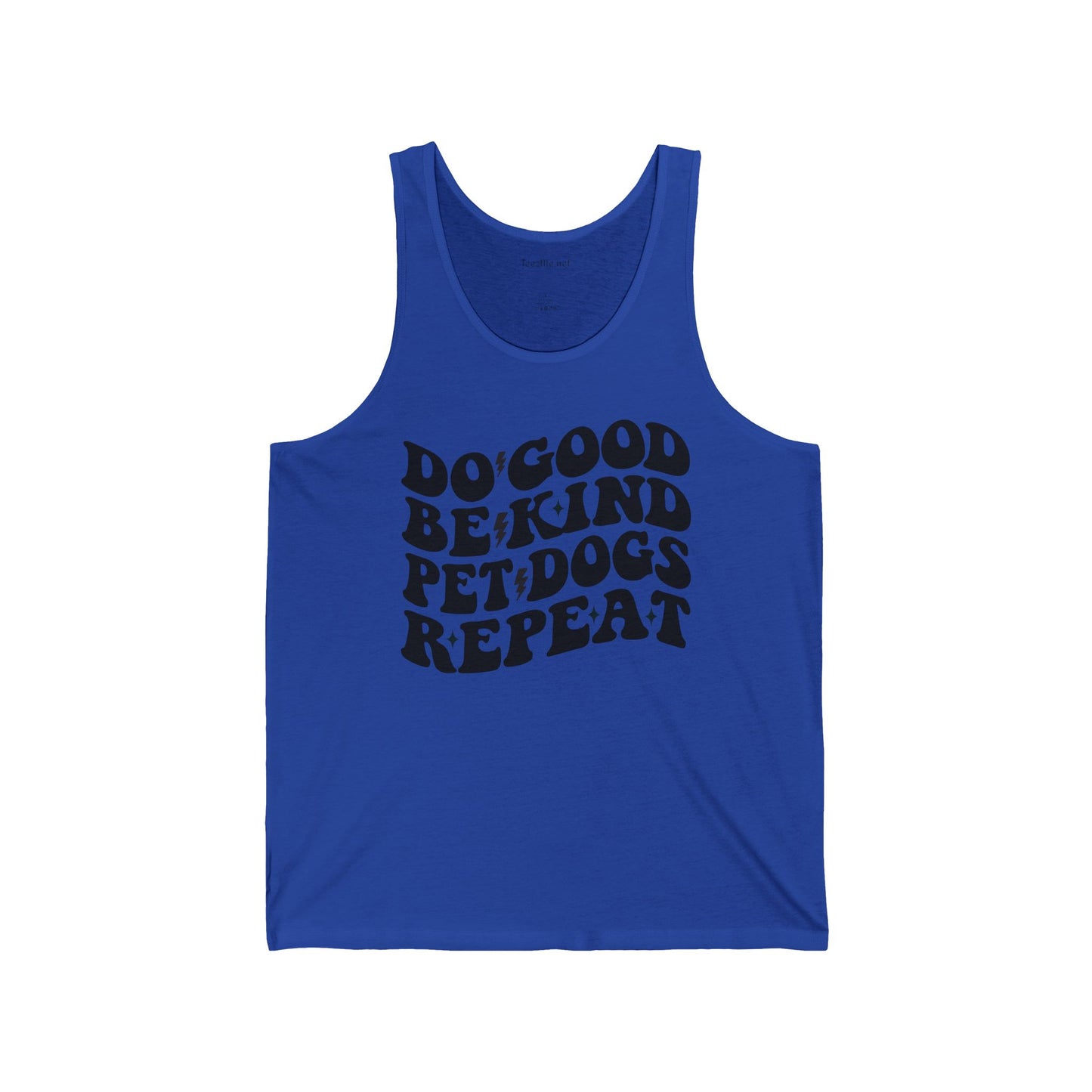 Do Good Be Kind Pet Dogs Repeat Hero Unisex Jersey Tank