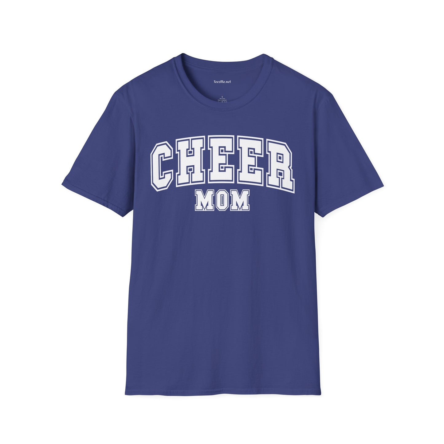Cheer Mom Unisex Soft Style T-Shirt 100% Cotton Graphic