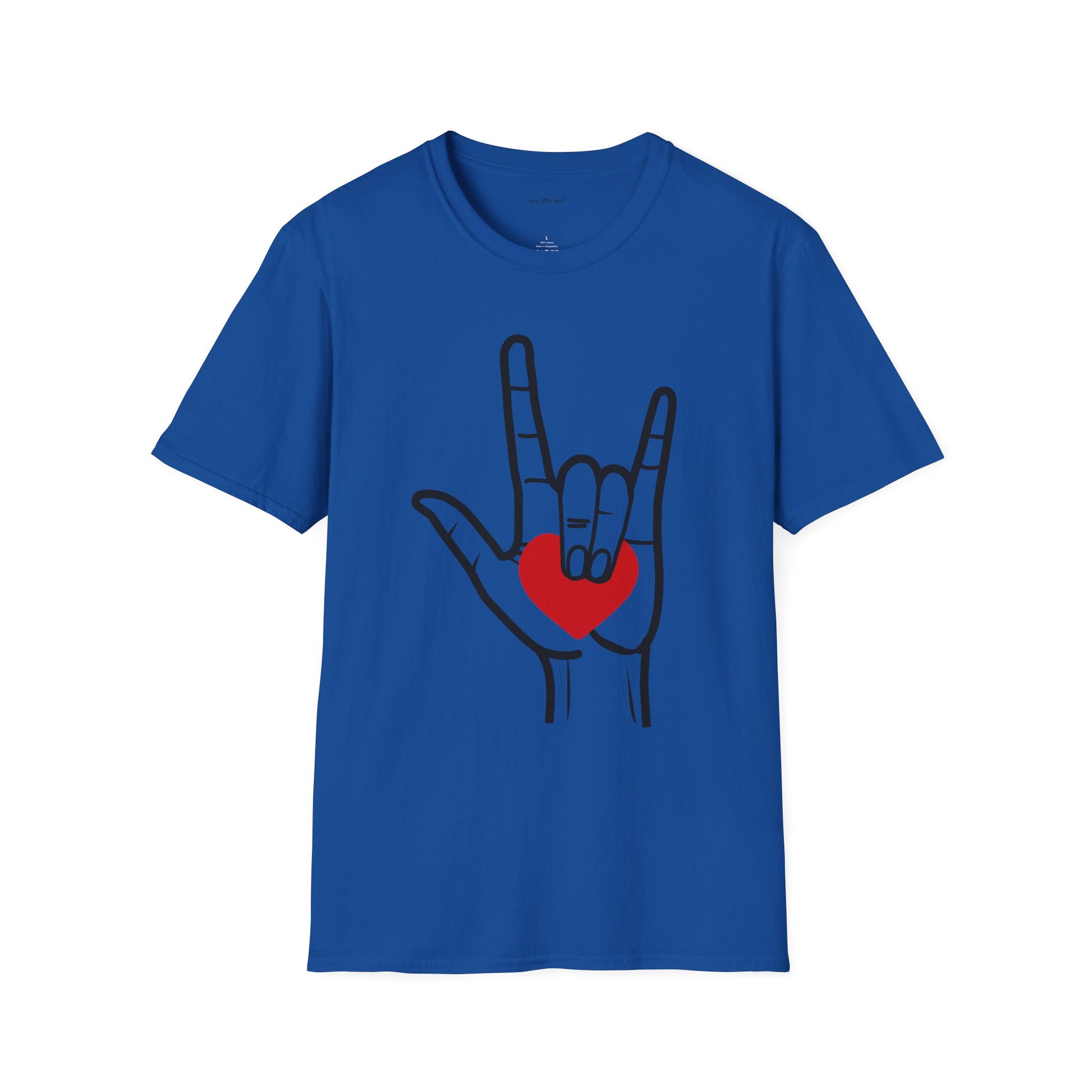 ASL Love  - Unisex Softstyle T-Shirt 100% Cotton Graphic