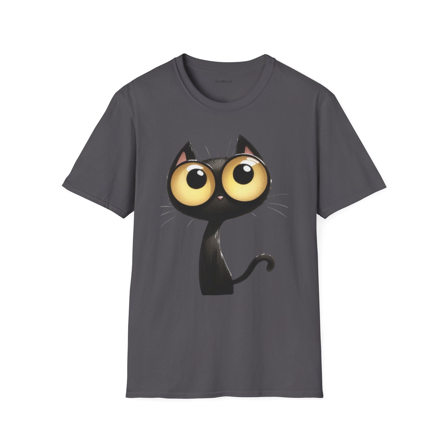 Crazy Cat 2 Unisex SoftStyle T-Shirt 100% Cotton Graphic