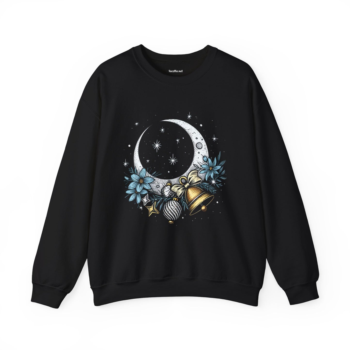 Moon with Ornaments 04 Unisex Heavy Blend™ Crewneck Sweatshirt