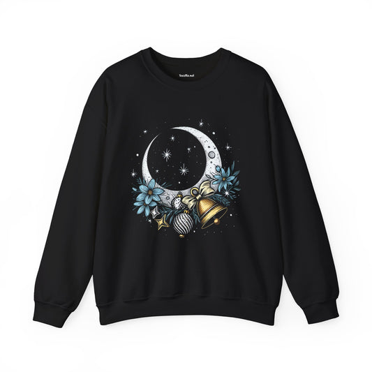 Moon with Ornaments 04 Unisex Heavy Blend™ Crewneck Sweatshirt