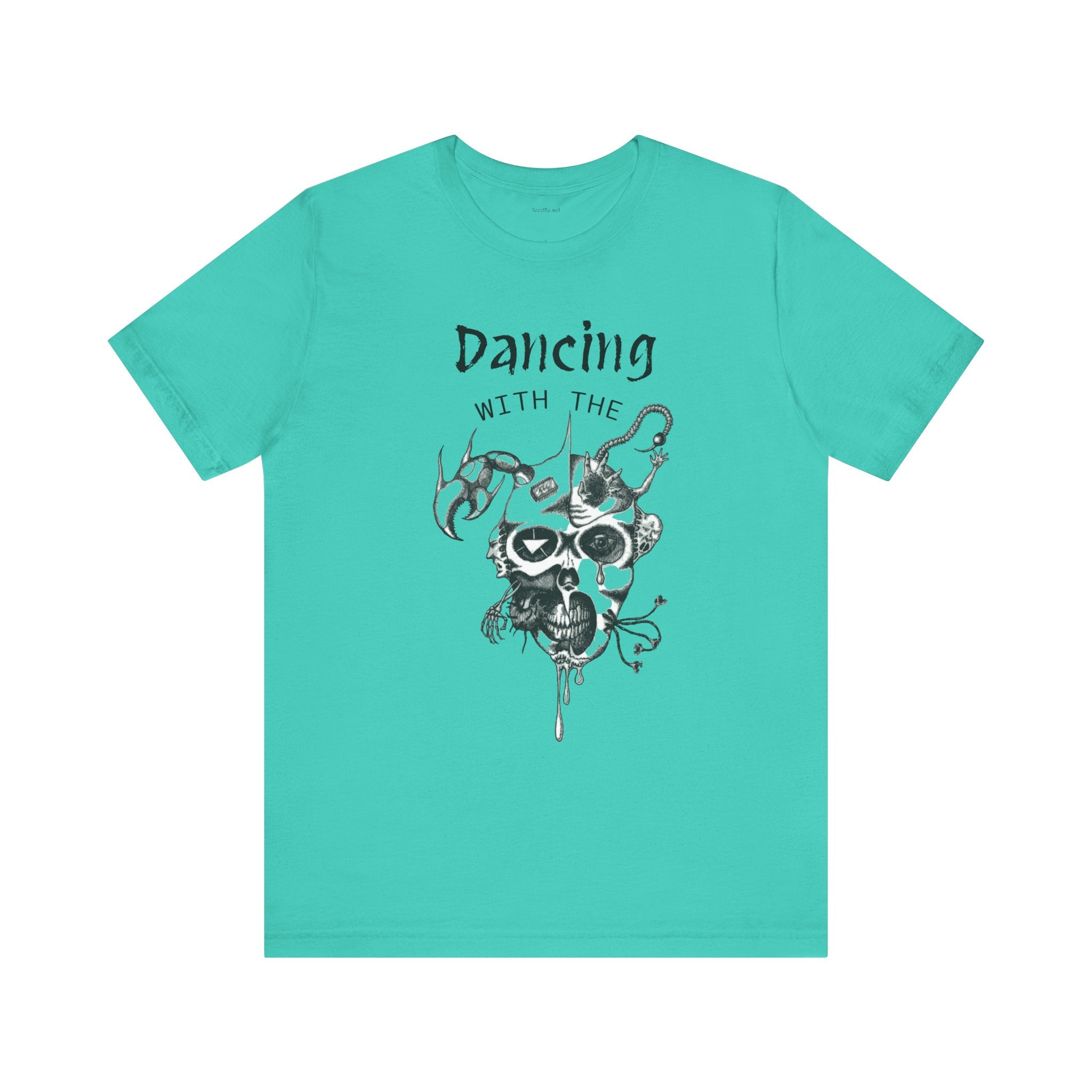 Dancing with the Devil (image) - Unisex Jersey Short Sleeve Tee