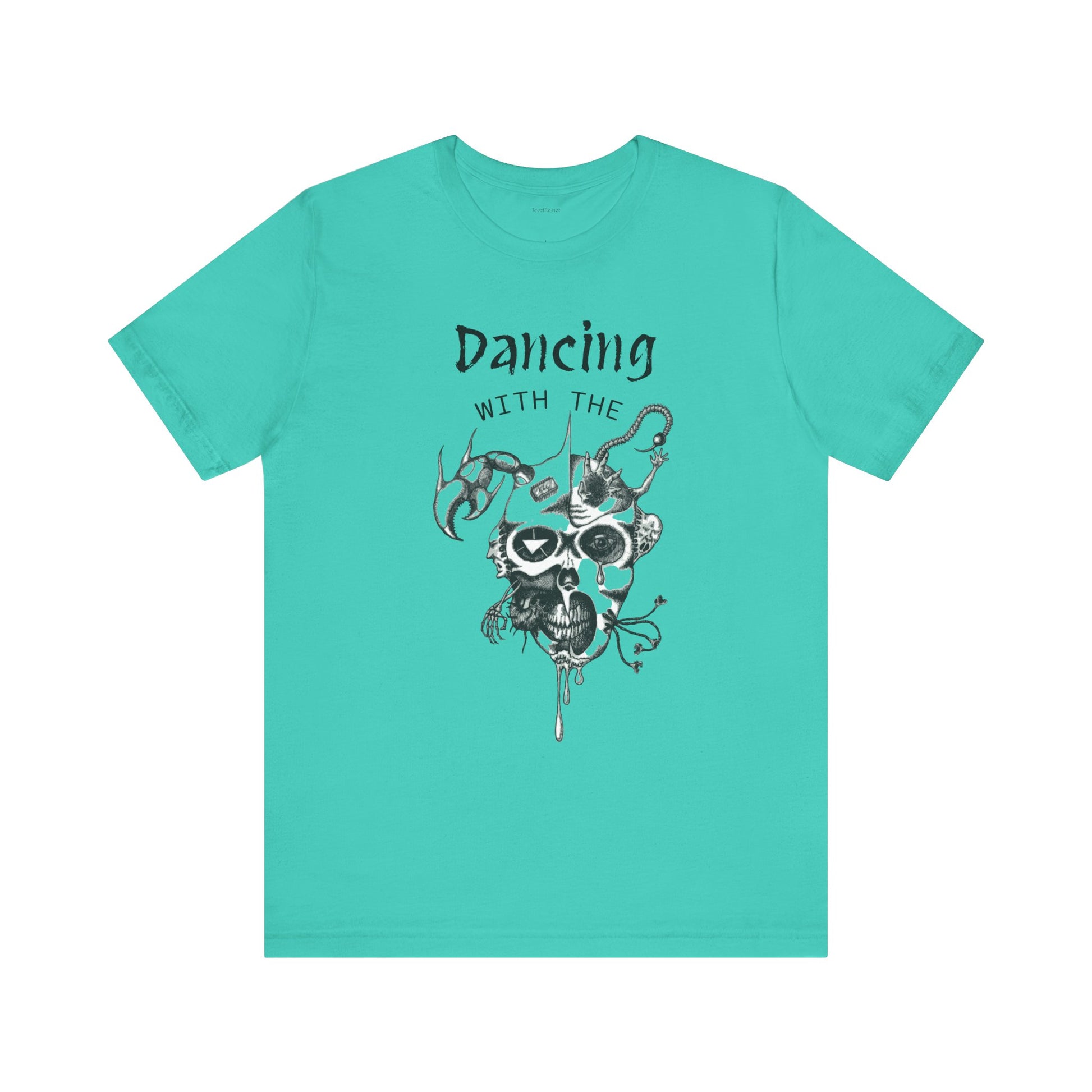 Dancing with the Devil (image) - Unisex Jersey Short Sleeve Tee