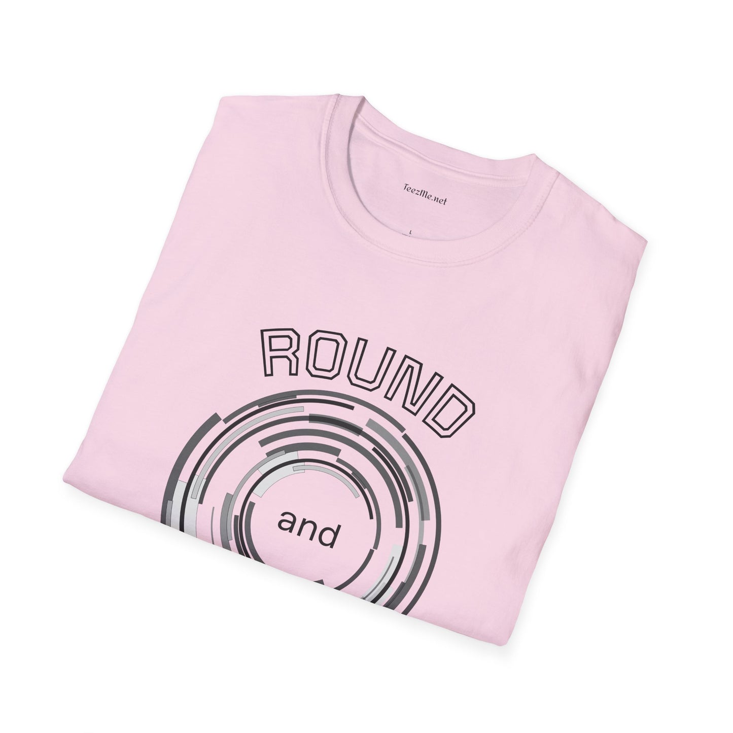 Round and Round - Unisex Softstyle T-Shirt 100% Cotton Graphic