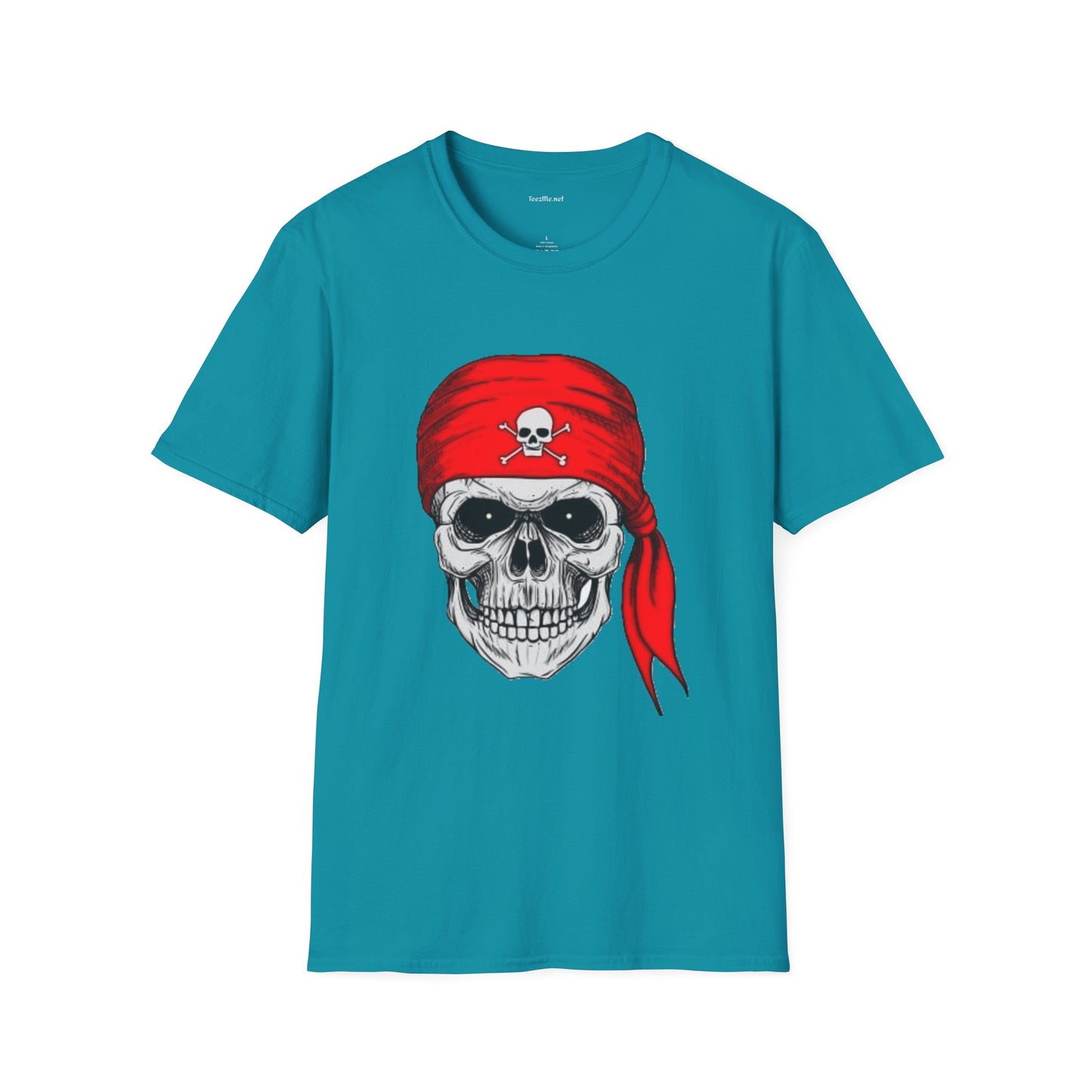 Pirate- Unisex Softstyle T-Shirt 100% Cotton Graphic