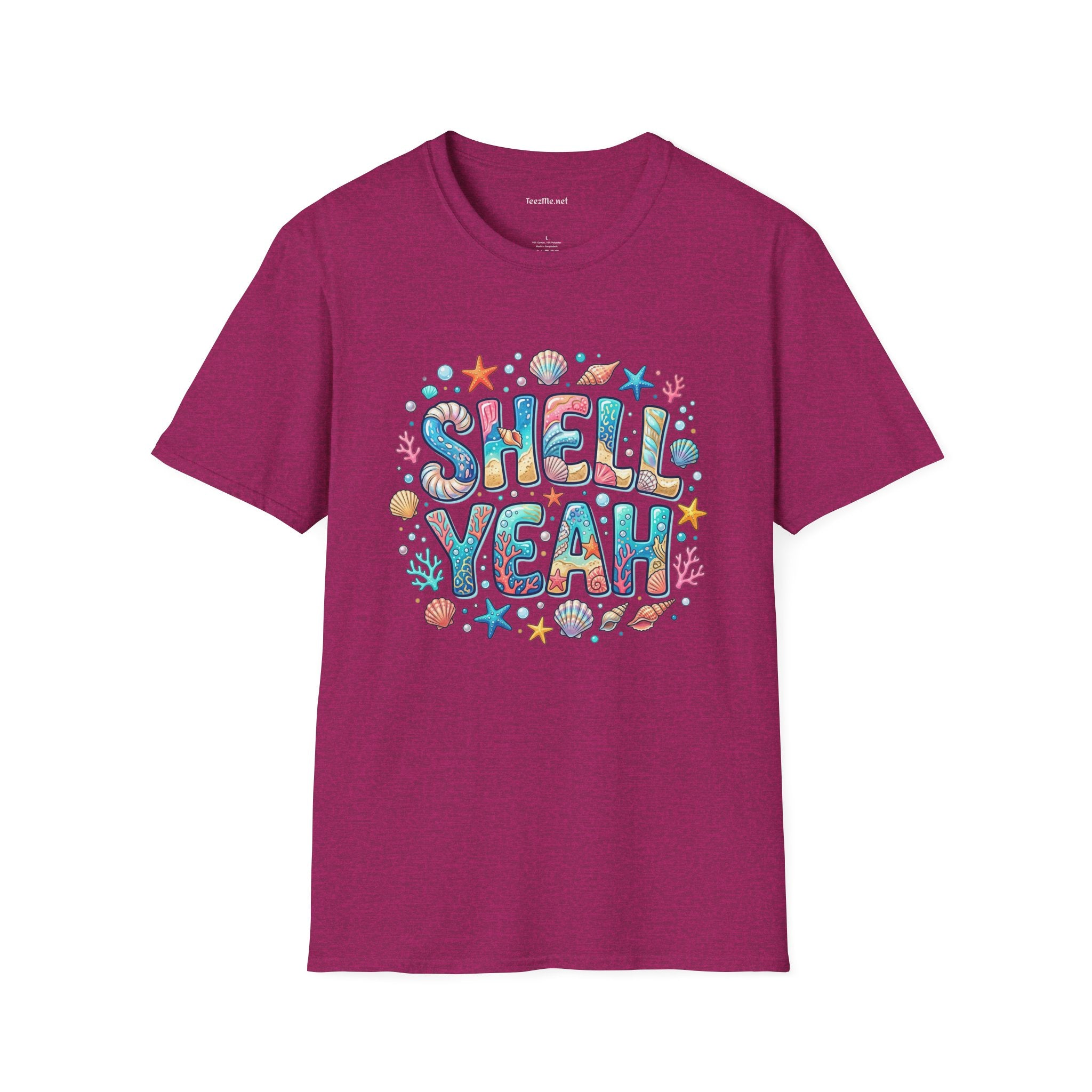 Shell Yeah Unisex Softstyle T-Shirt 100% Cotton Graphic