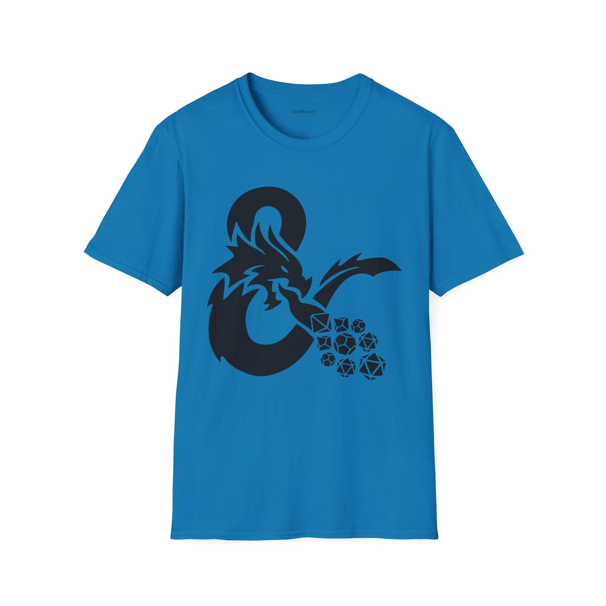 Dragon Fire Dice Unisex Softstyle T-Shirt 100% Cotton Graphic