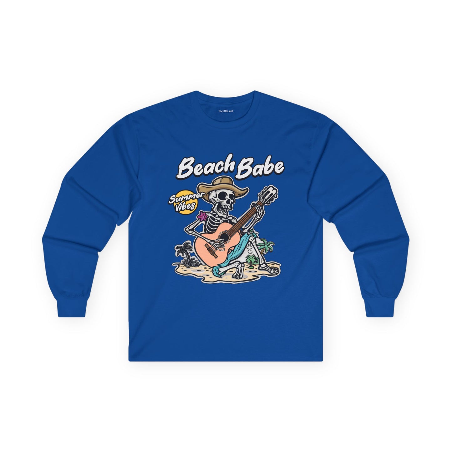 Beach Babe Guitar Unisex Ultra Cotton Long Sleeve Tee