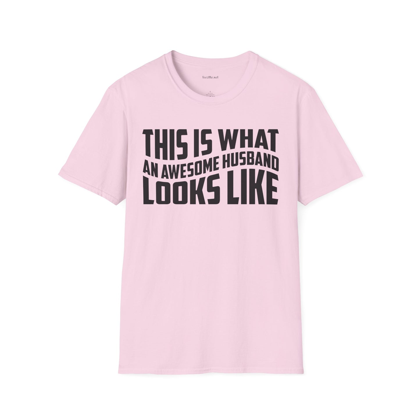 This Is What An Awesome Husband Looks Like Unisex Soft Style T-Shirt 100% Cotton Graphic
