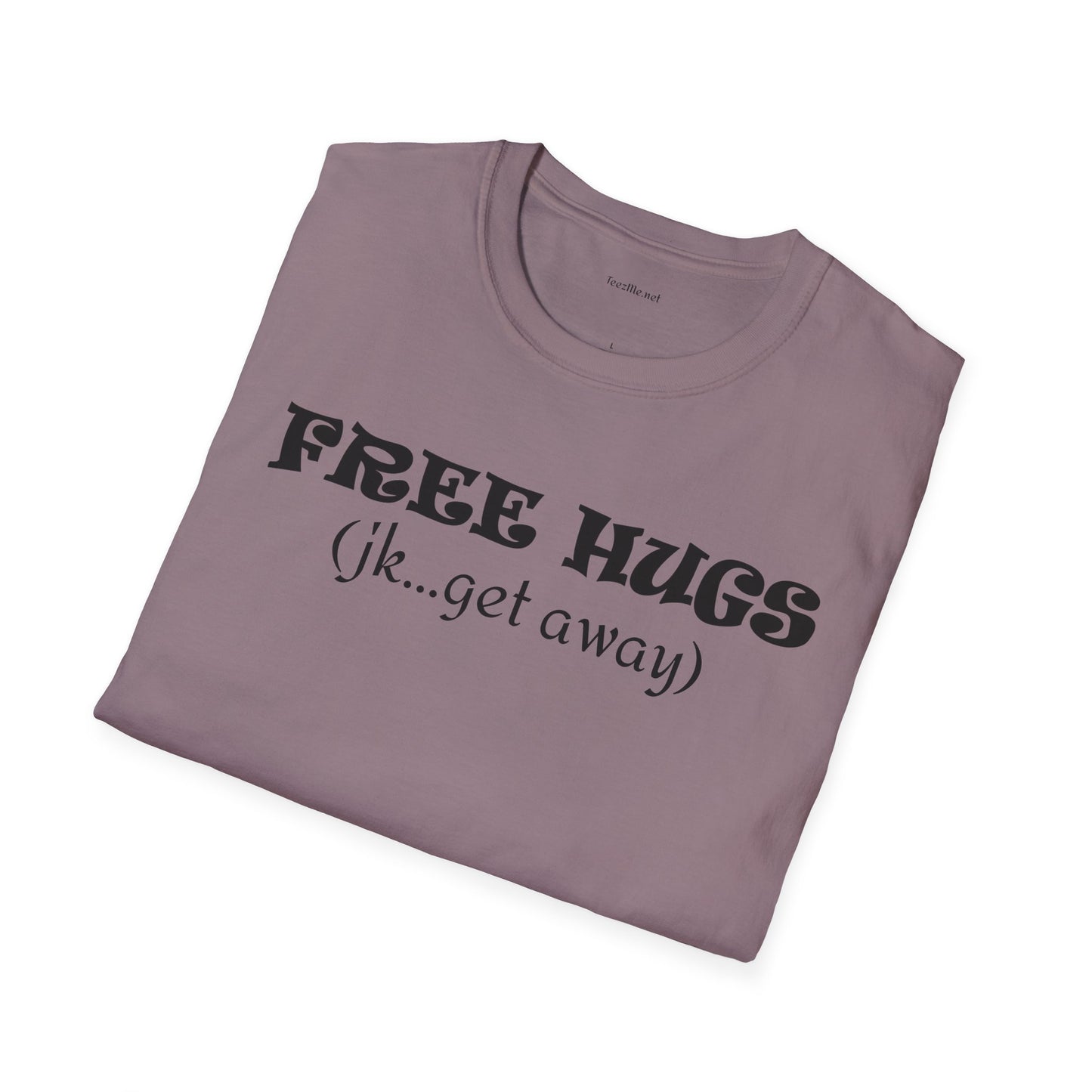 FREE HUGS - Unisex Softstyle T-Shirt 100% Cotton Graphic