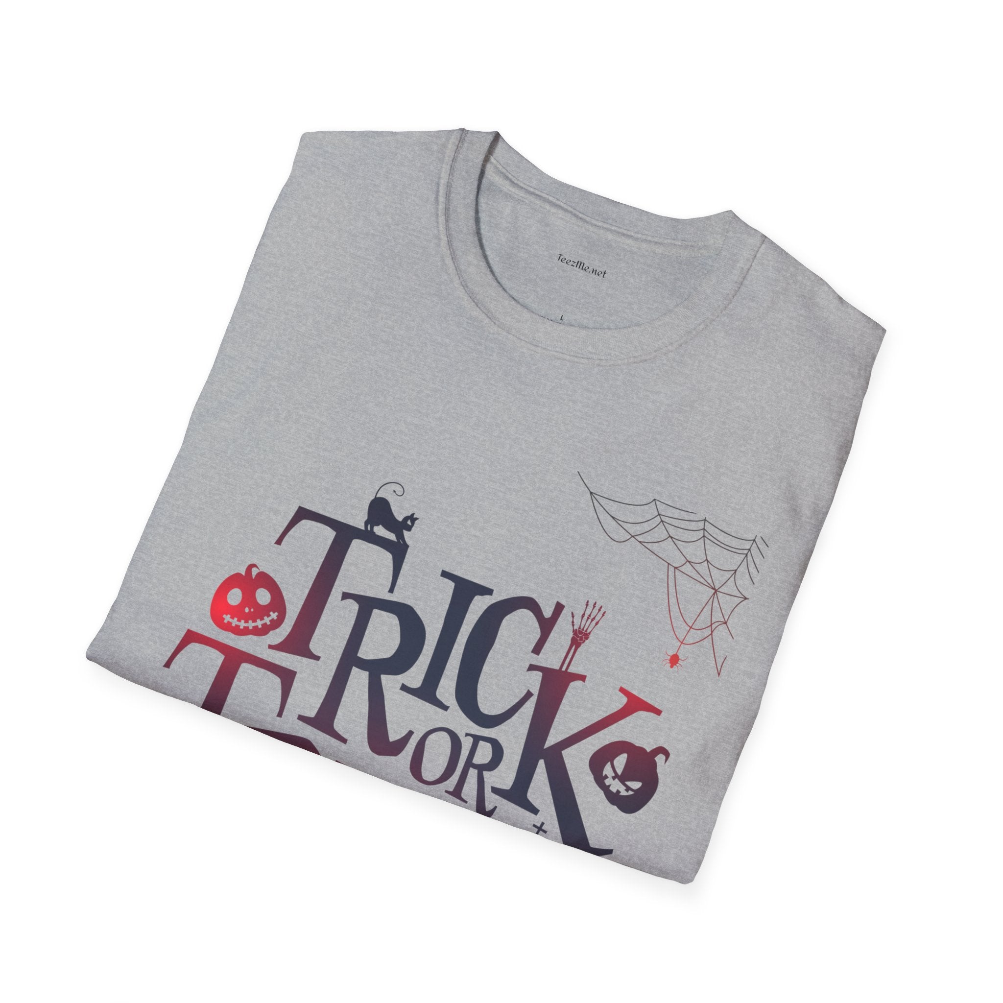 Trick or Treat - Unisex Softstyle T-Shirt 100% Cotton Graphic