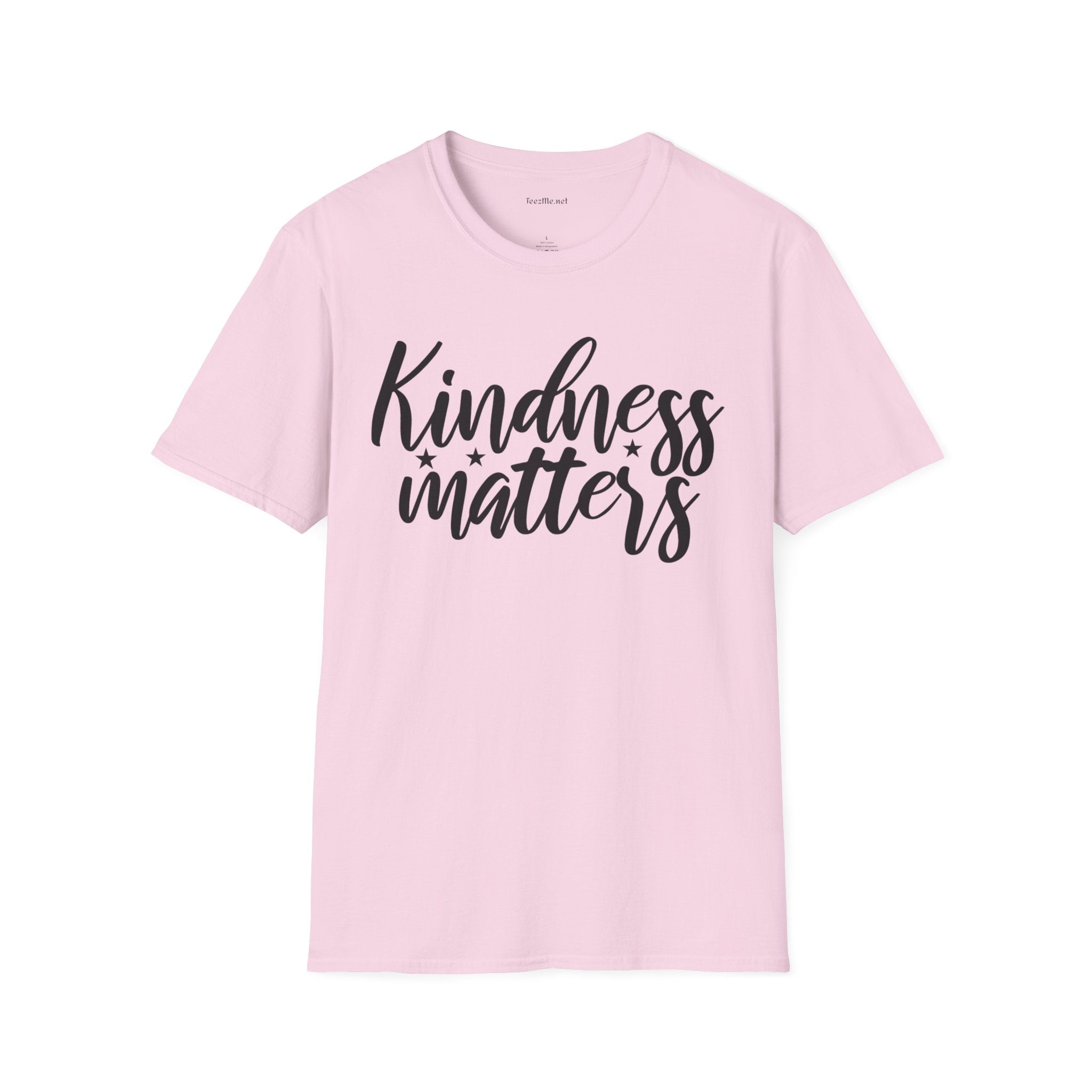 Kindness Matters Unisex Soft Style T-Shirt 100% Cotton Graphic