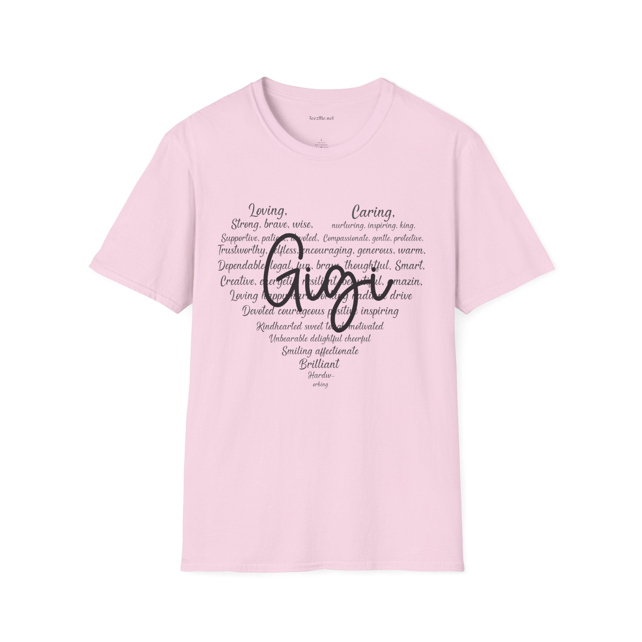 Gigi (definition) Unisex Soft Style T-Shirt 100% Cotton Graphic