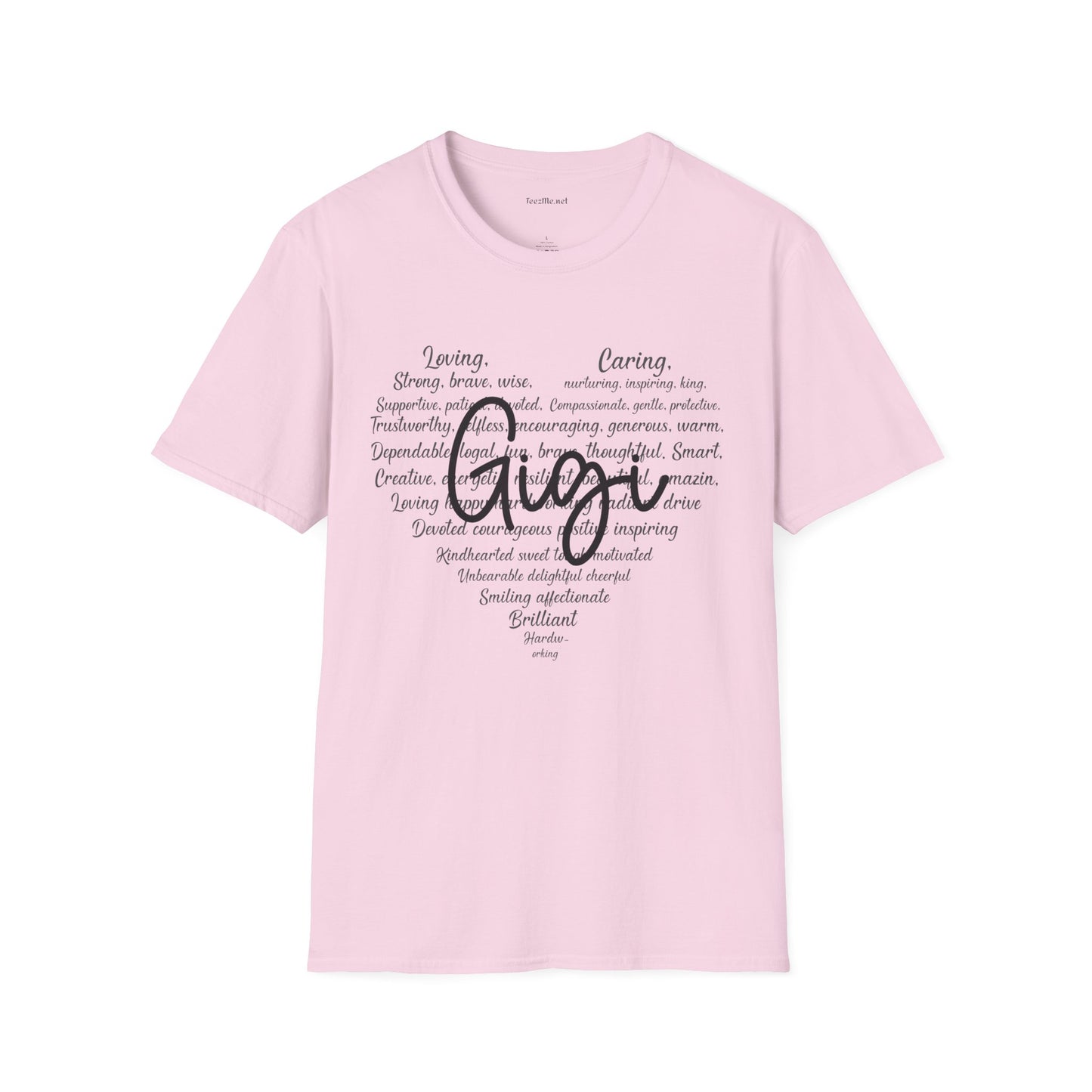 Gigi (definition) Unisex Soft Style T-Shirt 100% Cotton Graphic